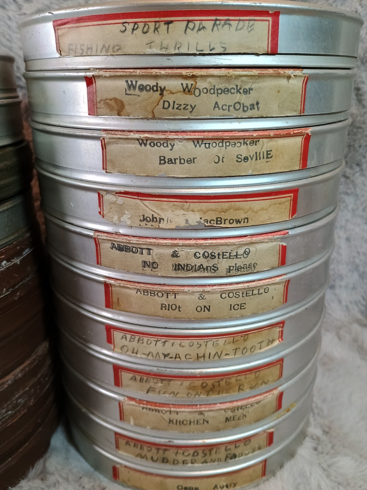 21 Vintage Empty Film Tins Canisters Variety Bundle Lot