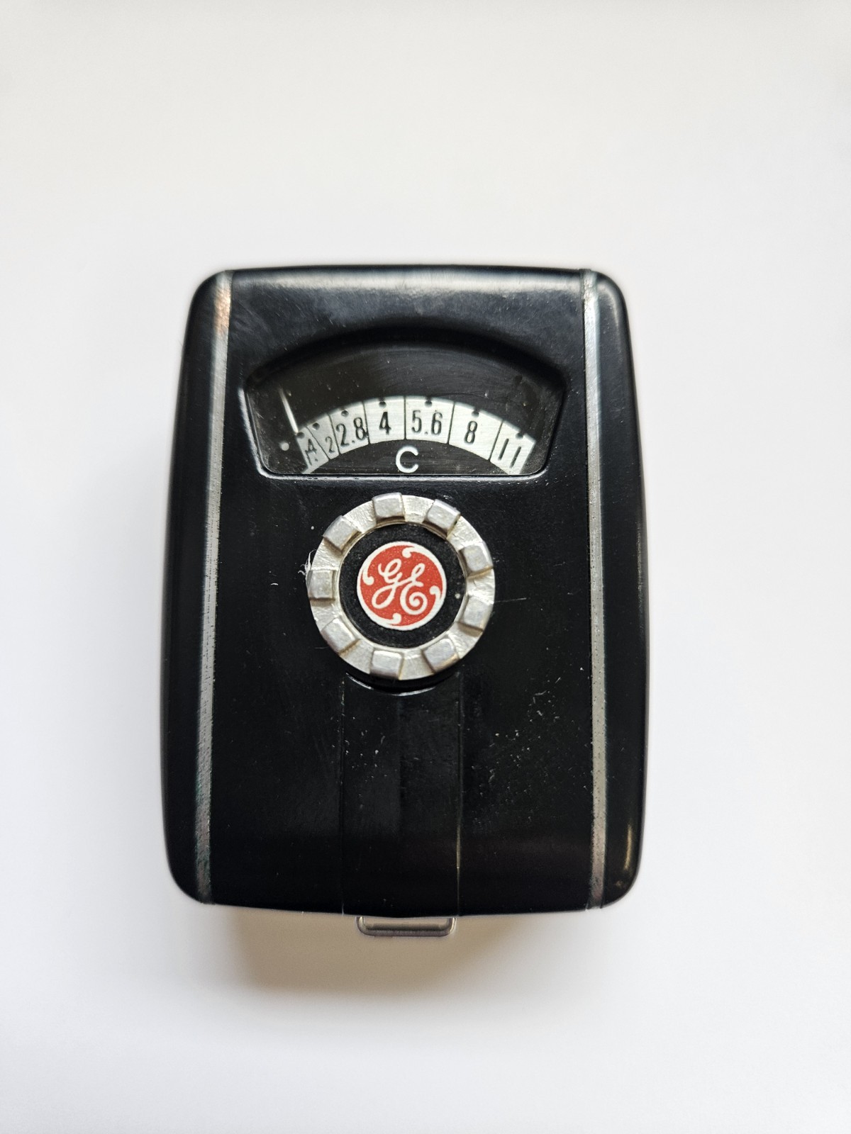 VTG General Electric PR-30 Mascot Exposure Meter in Leather Case GE Photography