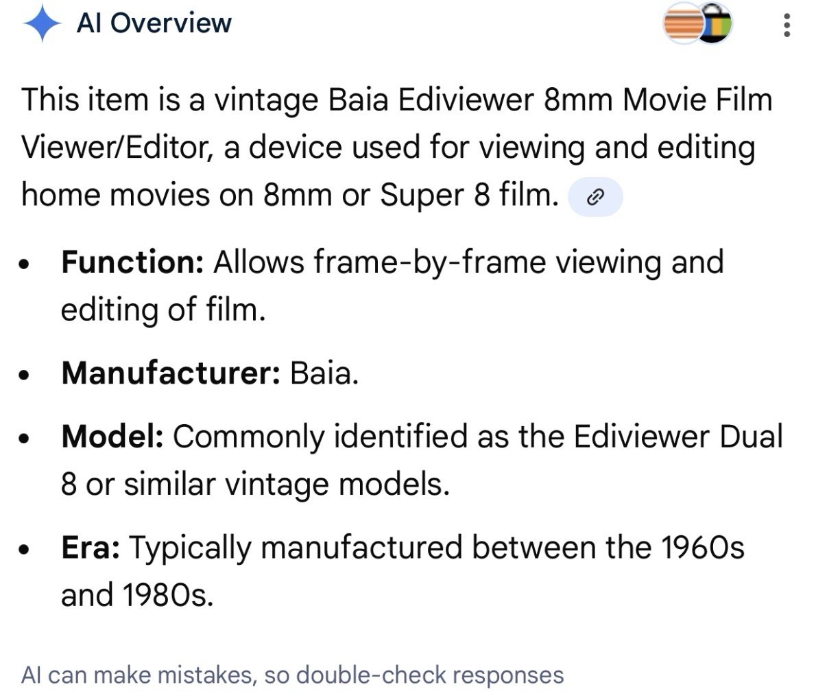 BAIA EDIVIEWER – Vintage