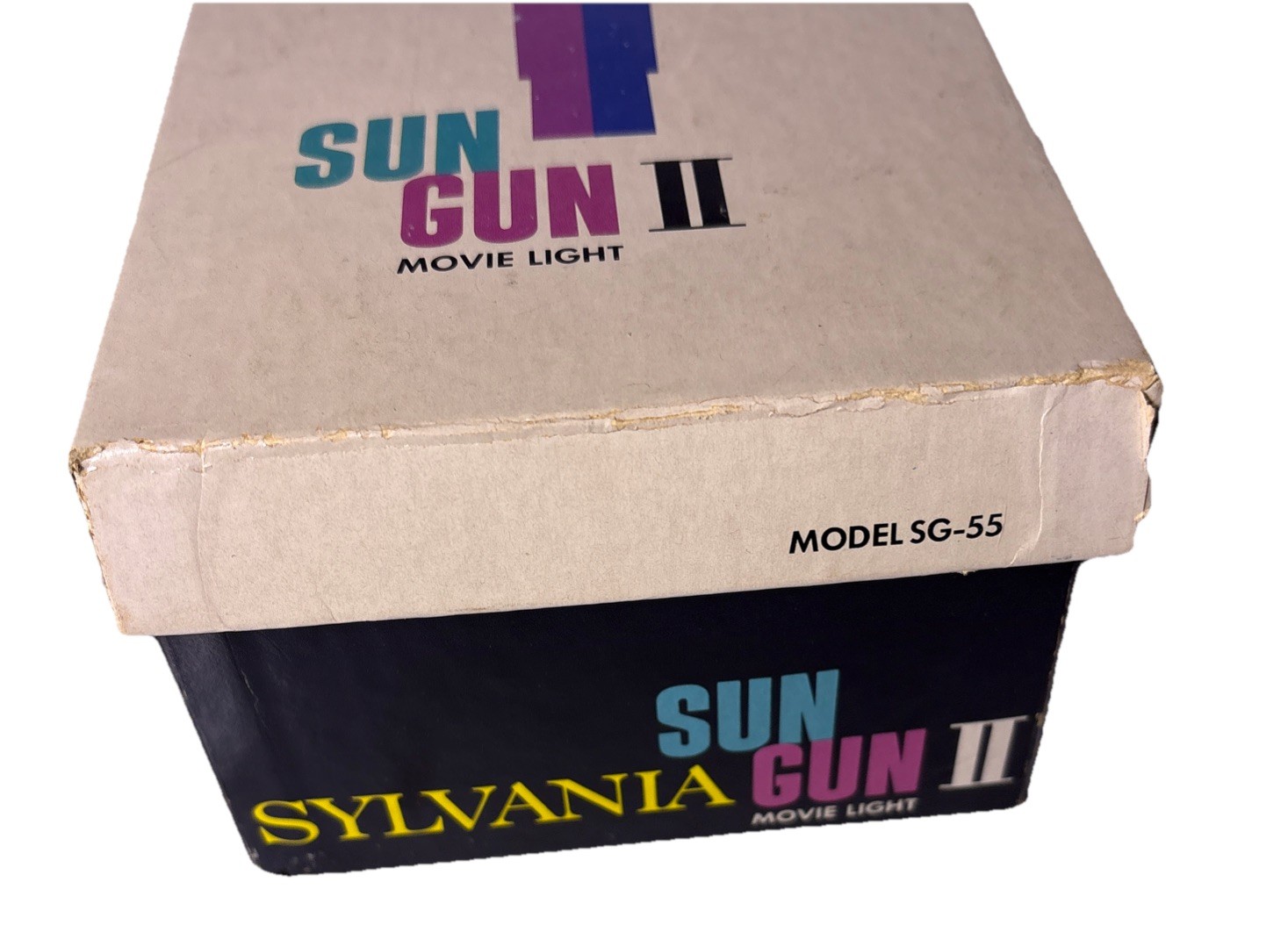 VINTAGE SYLVANIA SUN GUN II MOVIE LIGHT MODEL SG-55 In BOX