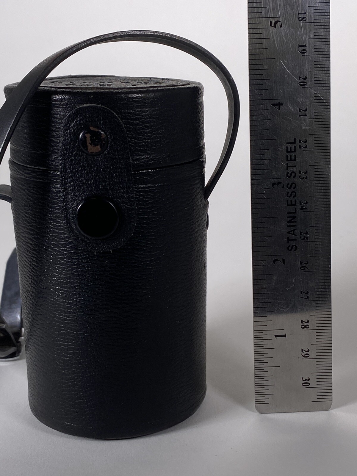 OEM Olympus Pen F leather lens Hard case for 100mm f3.5 Auto-T Half Frame Lens