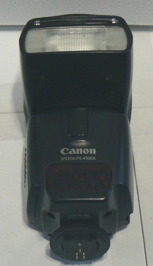 Canon Speedlite 430EX Camera Hot Shoe Flash w/Slide Out Diffuser- Works TESTED