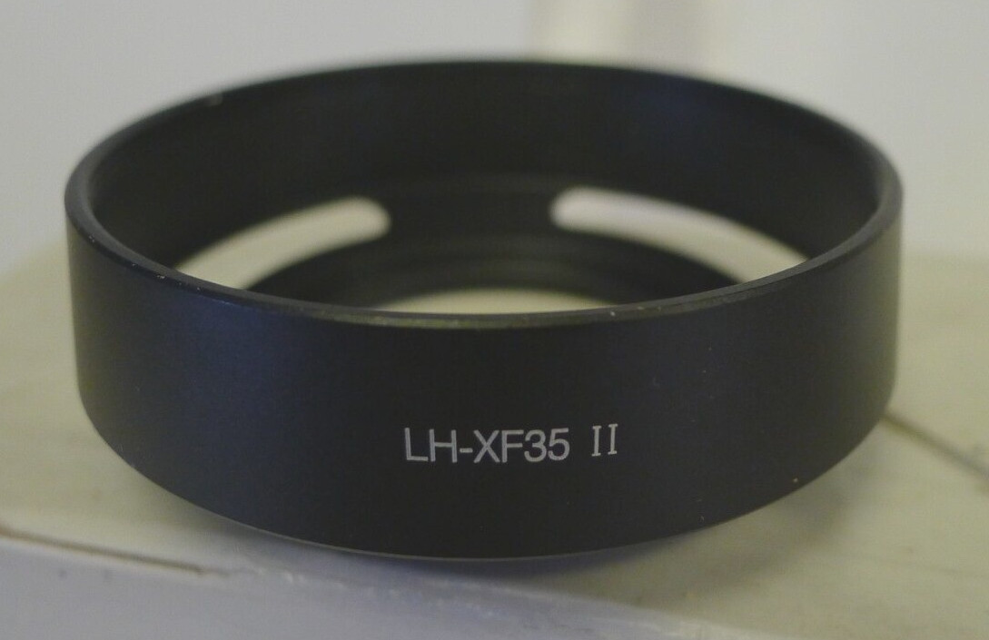 JJC LH-XF35 II Black Metal Lens Hood for Fujifilm Finepix XF