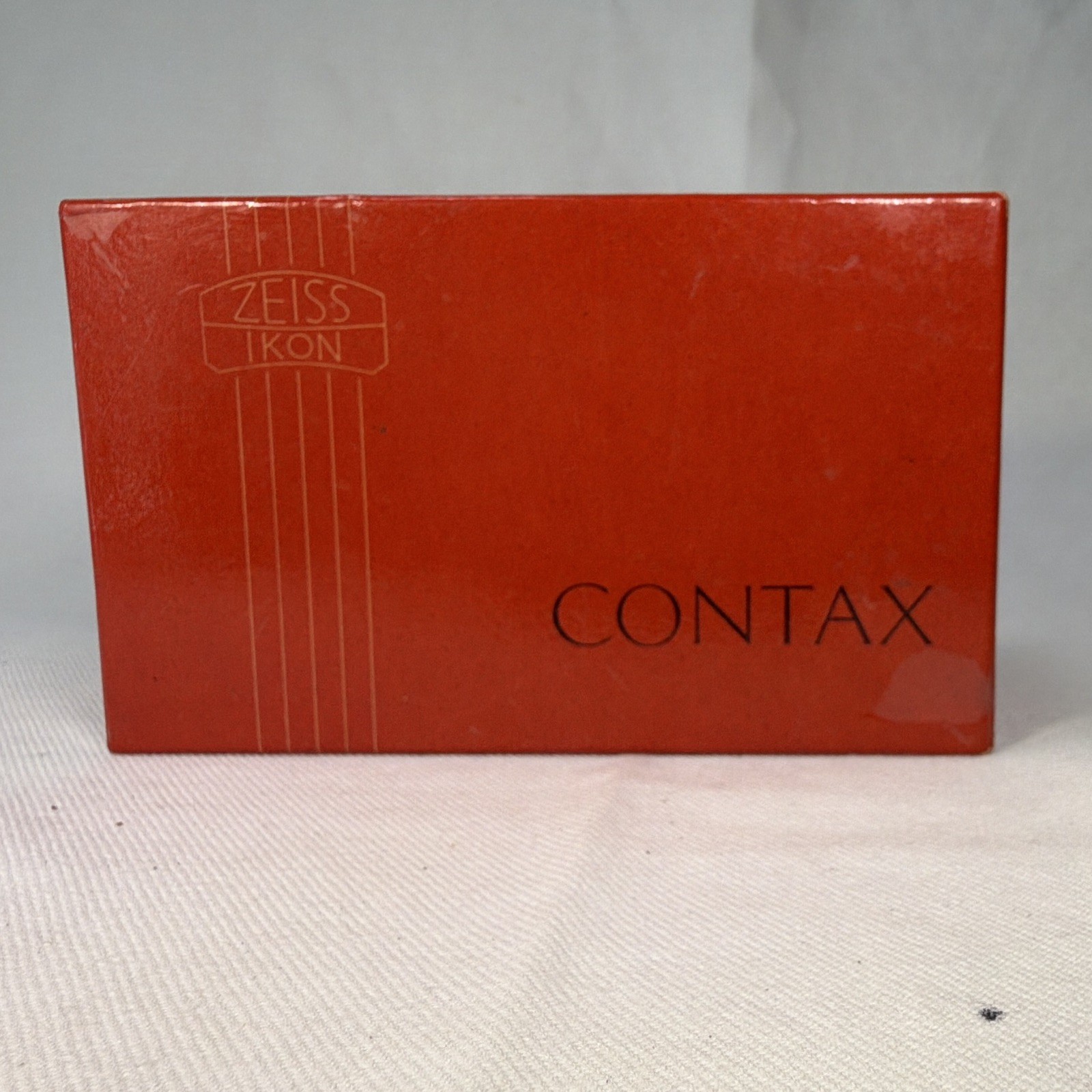 ZEISS IKON Contax Camera Box with Guarantee Card, For Contax