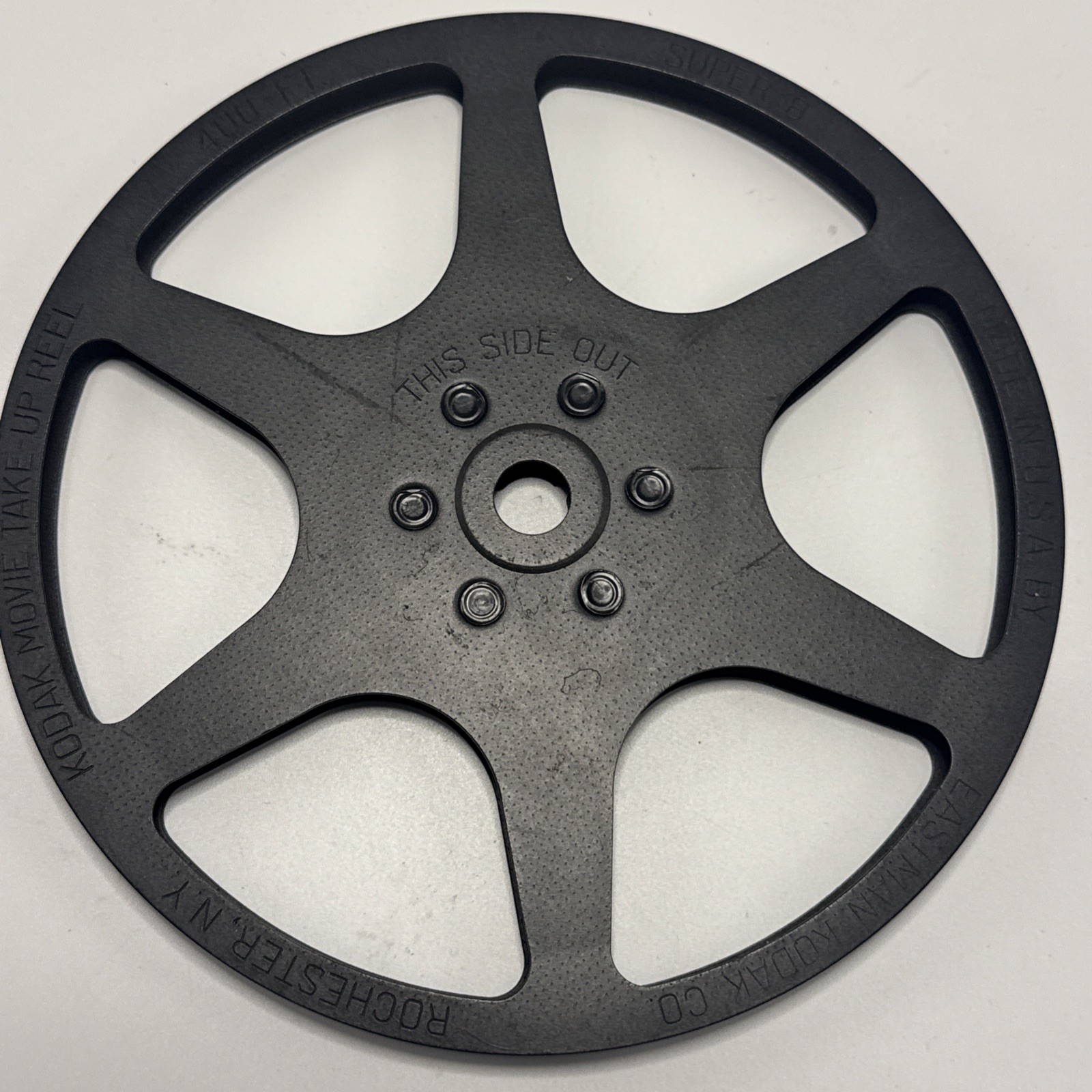 Genuine KODAK, Super 8 Movie Projector Film Take-Up Reel 400 ft, 7″ METAL USA