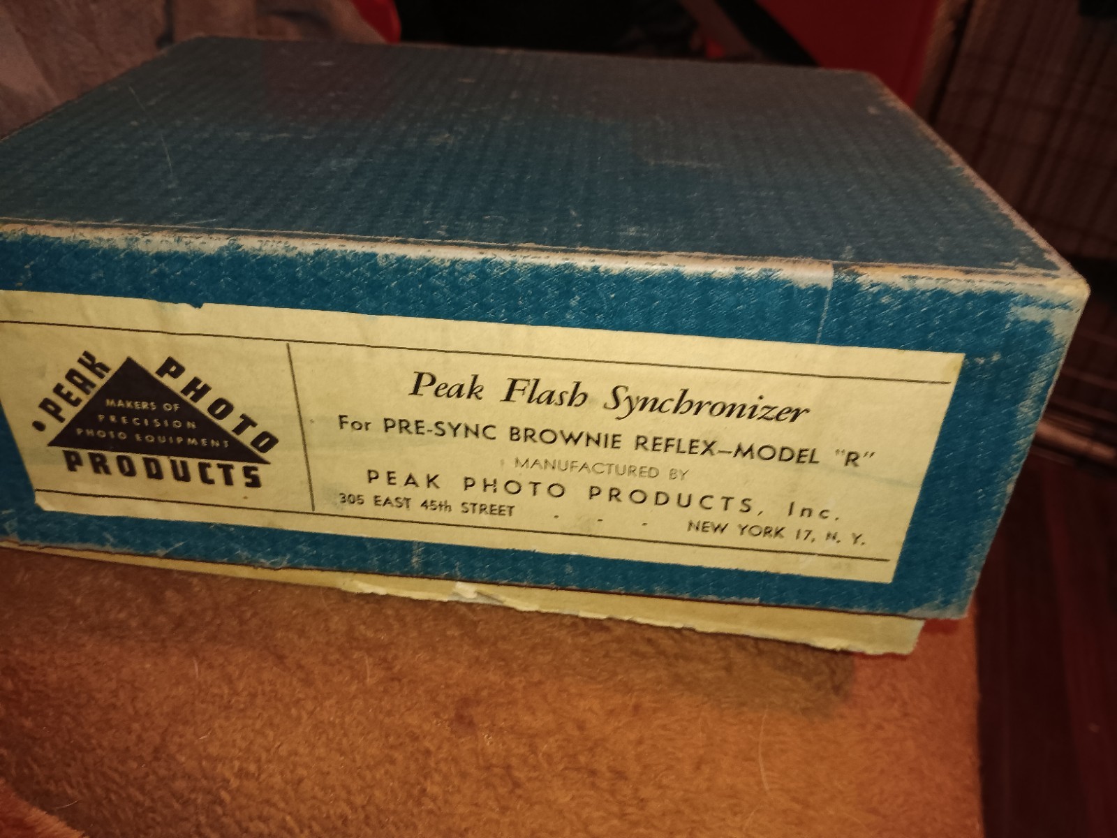 1950s Kodak Flash Holder Model R w/ Standard Bracket w/ Box Instructions& BULBS