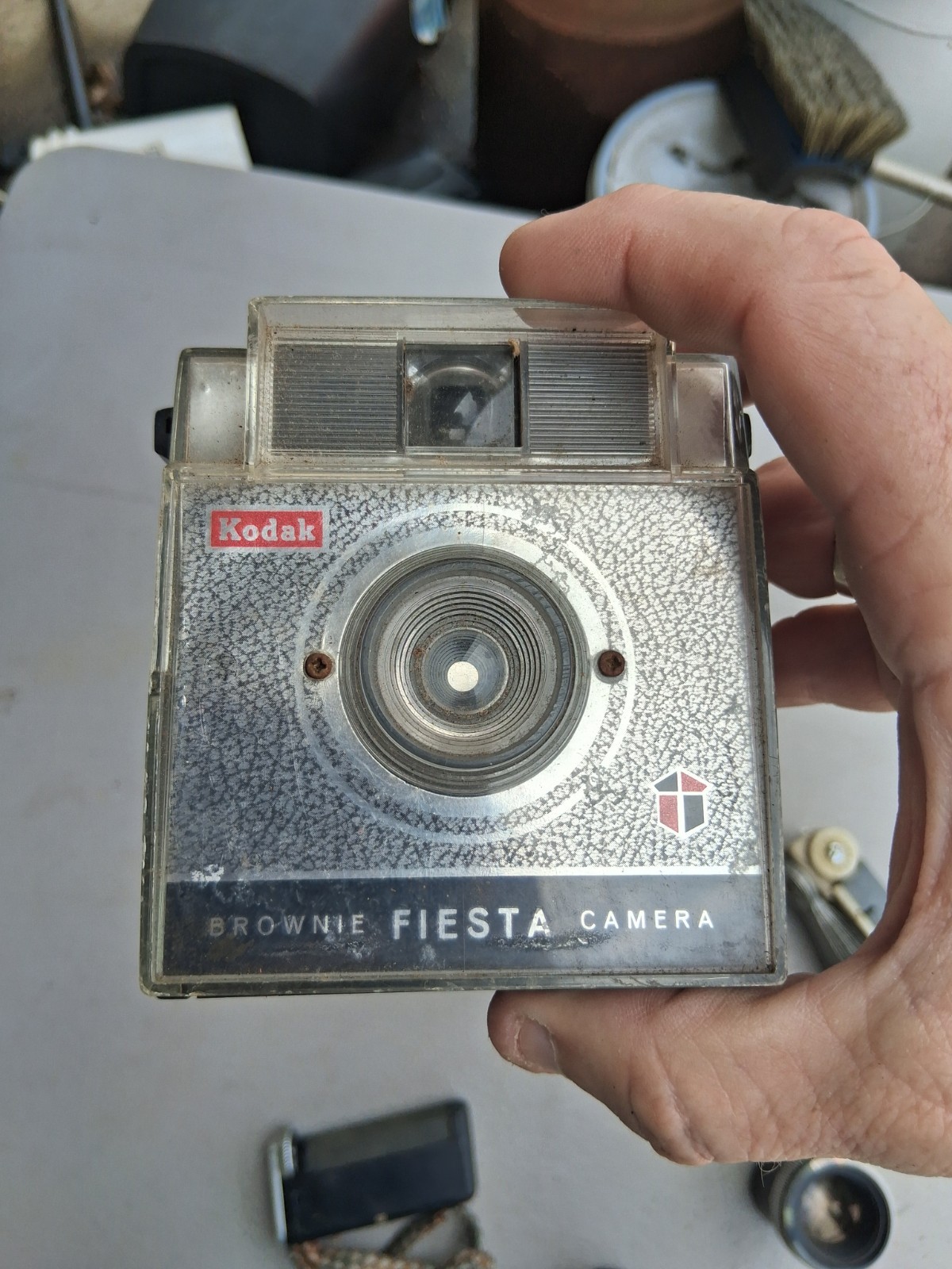 Vintage Camera Parts 7 Pieces Different Company’s Untested For Parts Or Display