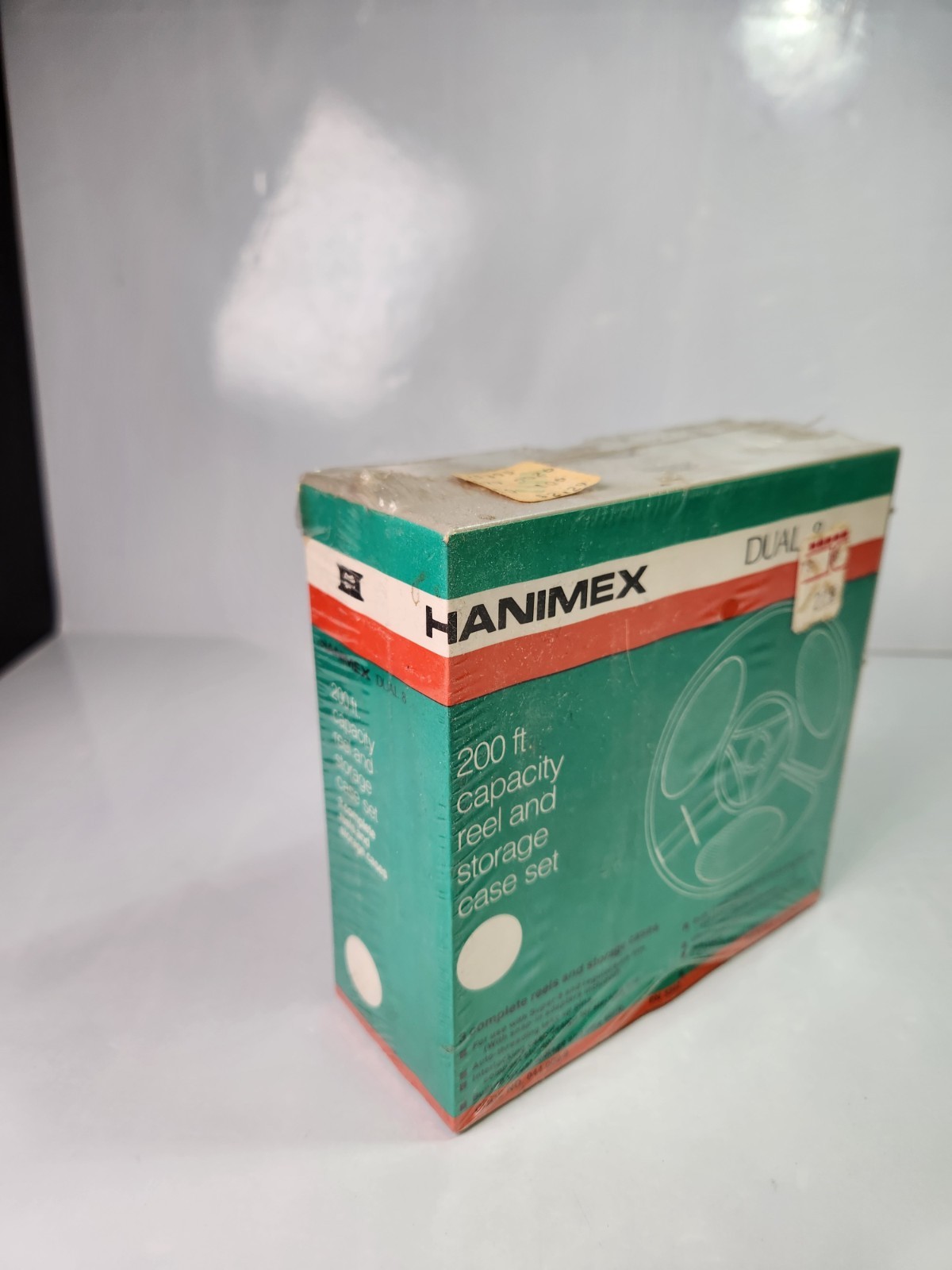 NEW NOS 3 Pack Hanimex Dual 8 200 ft Reel & Storage Case Set 8mm Super 8 SEALED