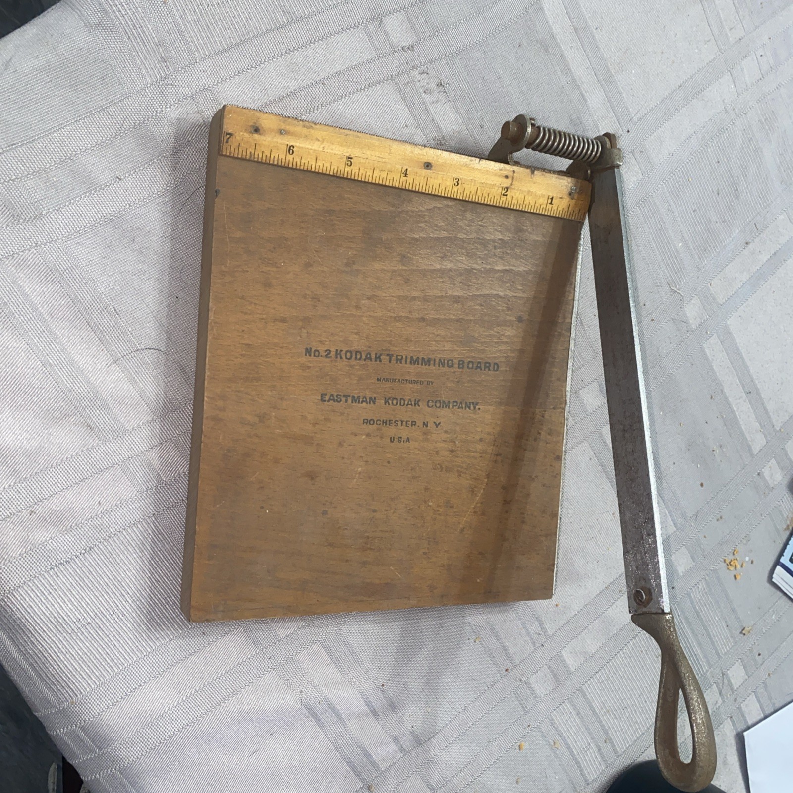 KODAK Vintage No 2, Picture 7″ X 7″ Trimming Board, Eastman Kodak Co., N.Y., USA