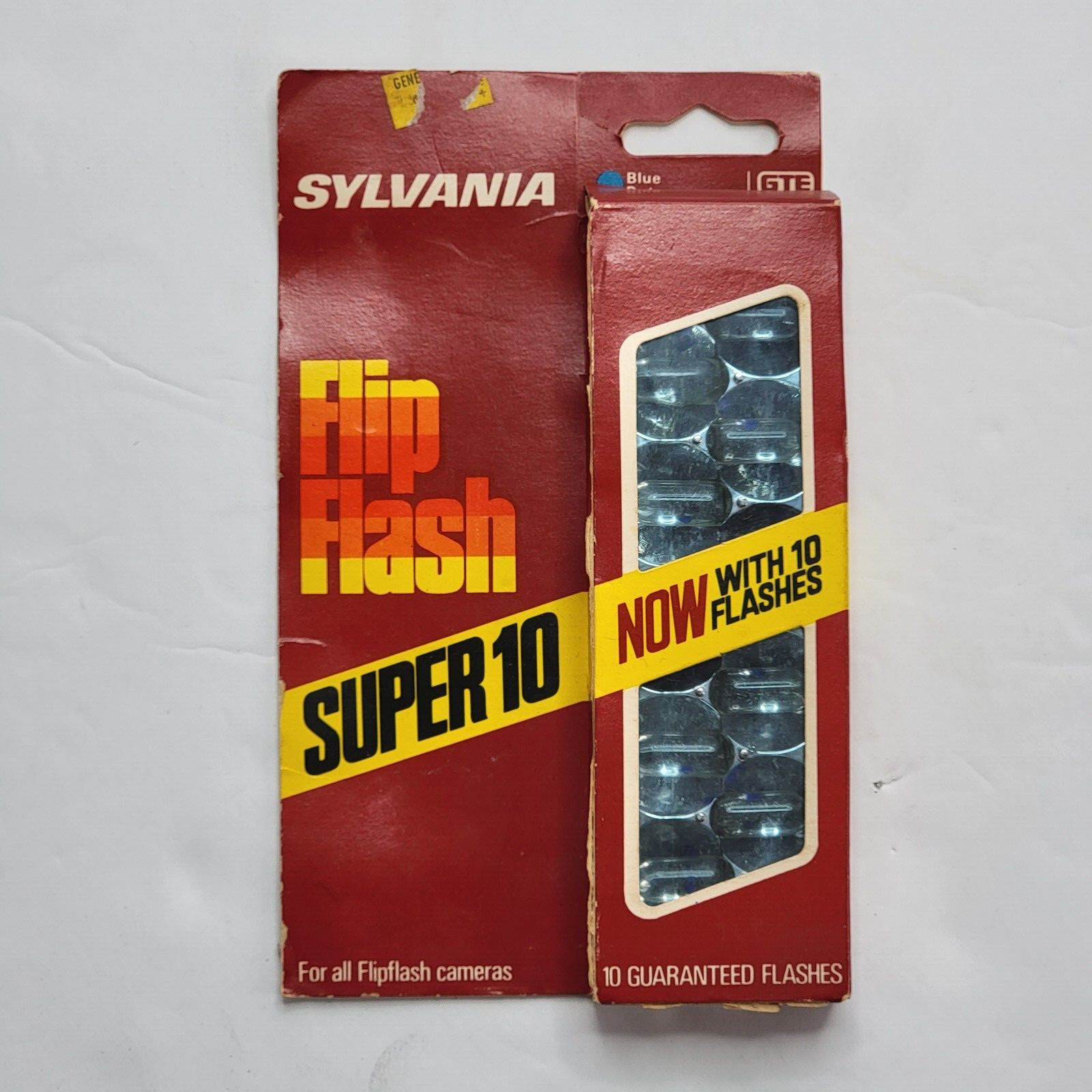 Sylvania Flip Flash Super 10 – NOS Unused Flashbulbs in Package vtg