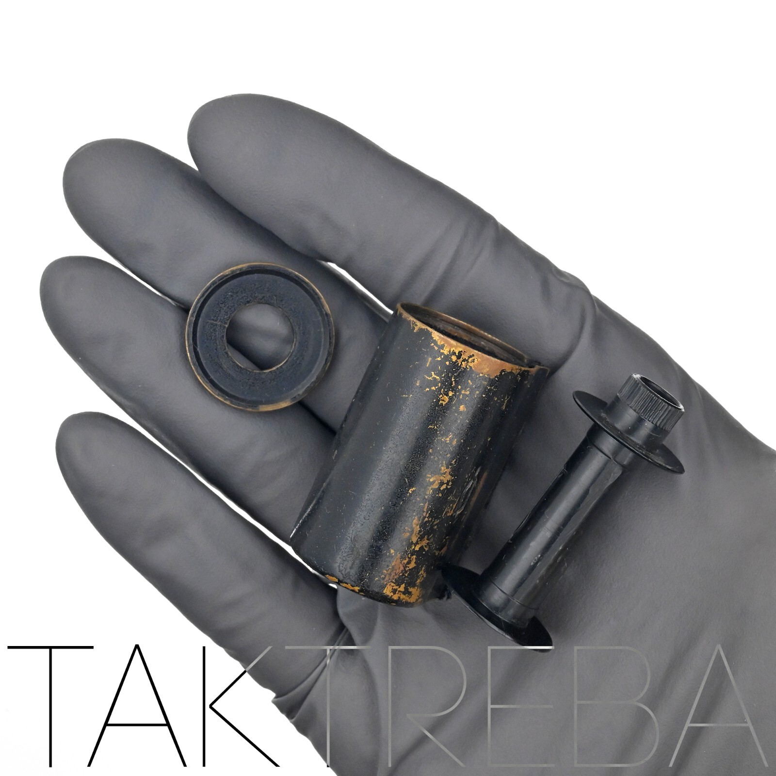 Krasnogorsk Branded Canister Cassette Engraved Logo Type 135 Early FED Zorki etc