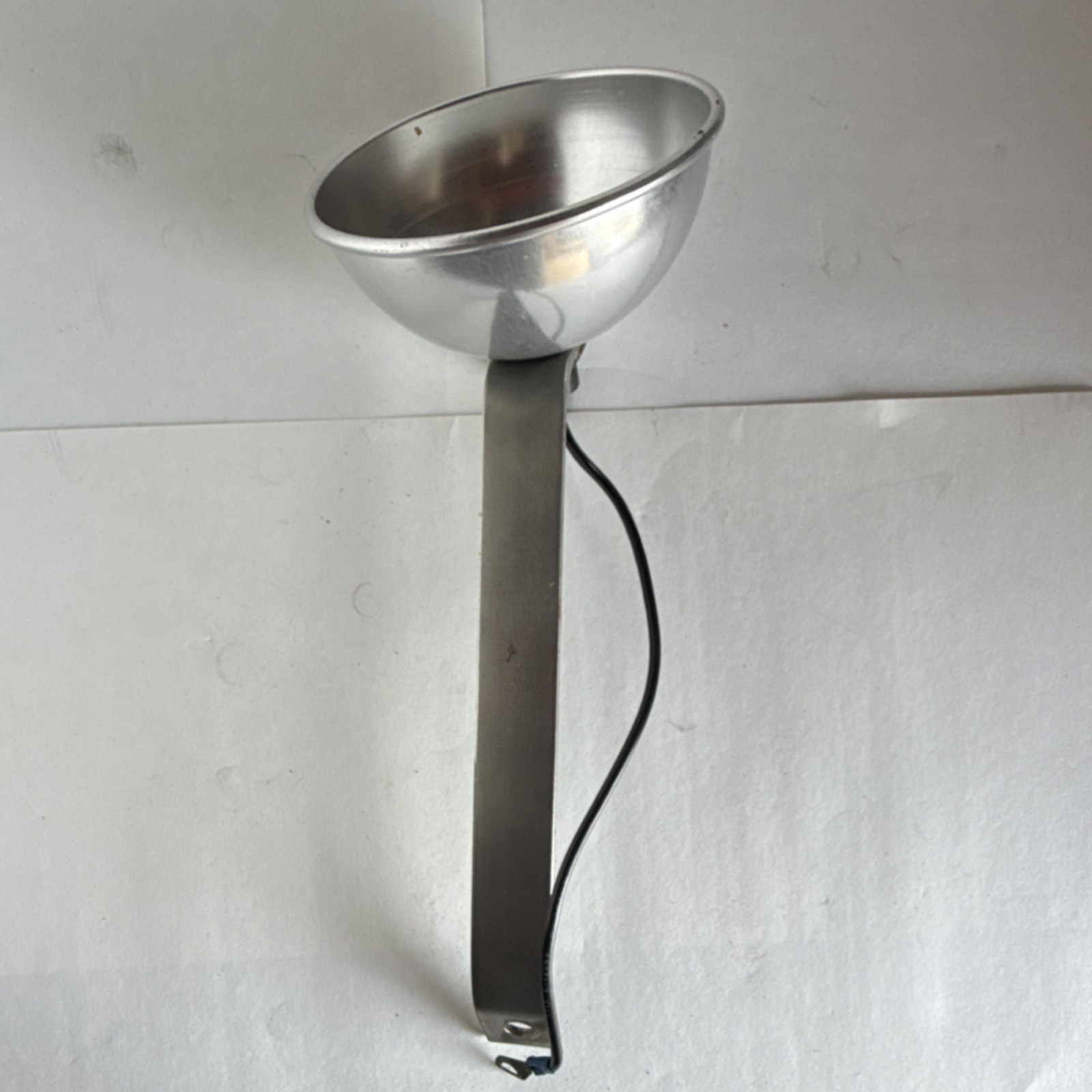 Vintage Metal Flash Reflector with Mounting Bracket and Wire