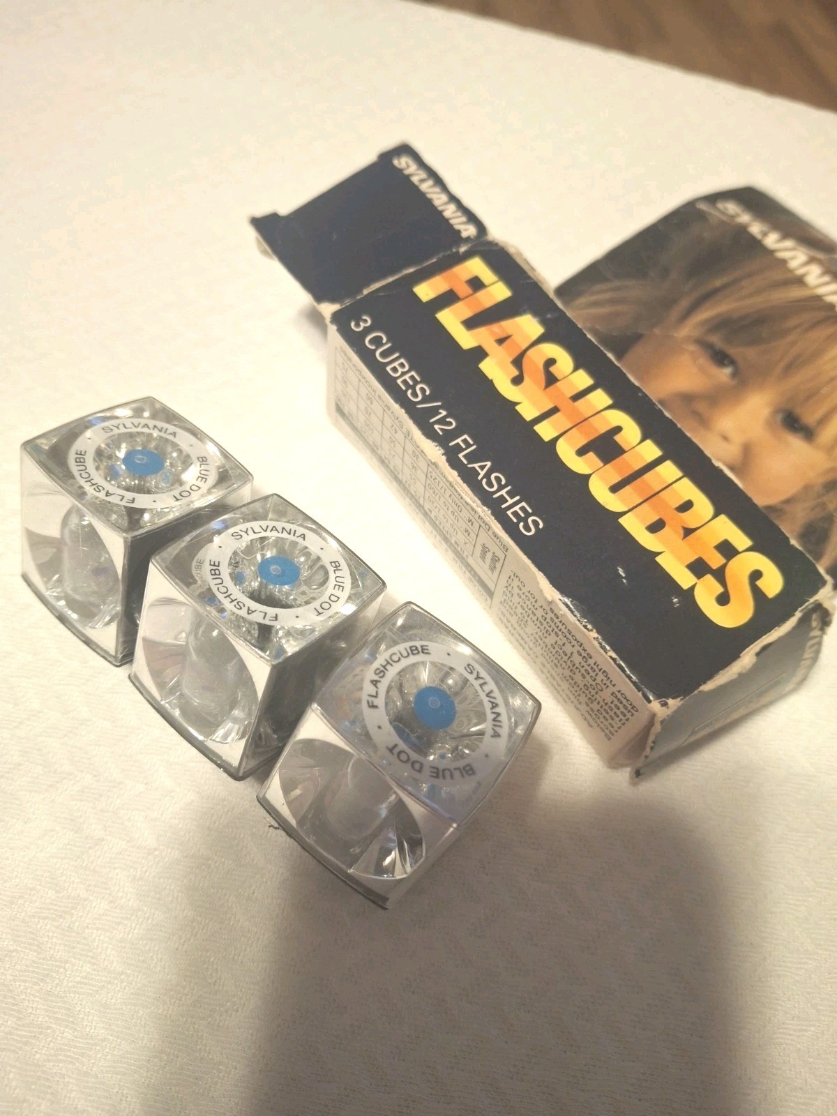 Vintage Sylvania FlashCubes Flash Cubes 3- Pack (12 Total Flashes)