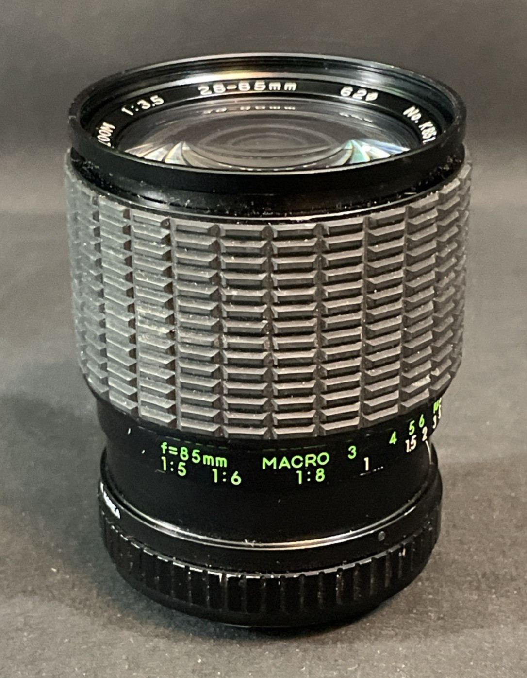 Nikura MC Auto Zoom Lens 1:3.5, 28-85 mm, 62mm K8510041