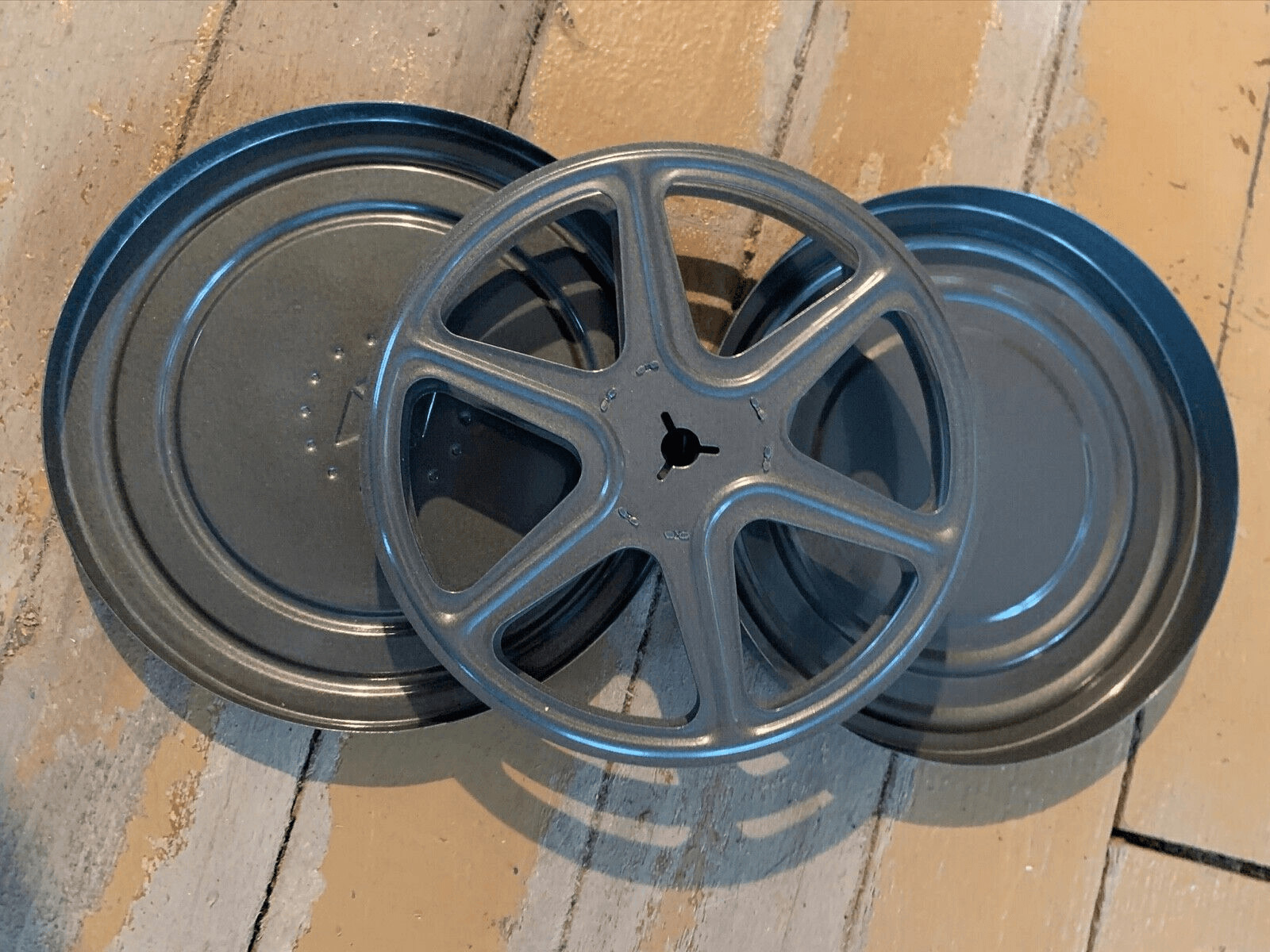 Vintage Film Reel 8mm Canister With Reel
