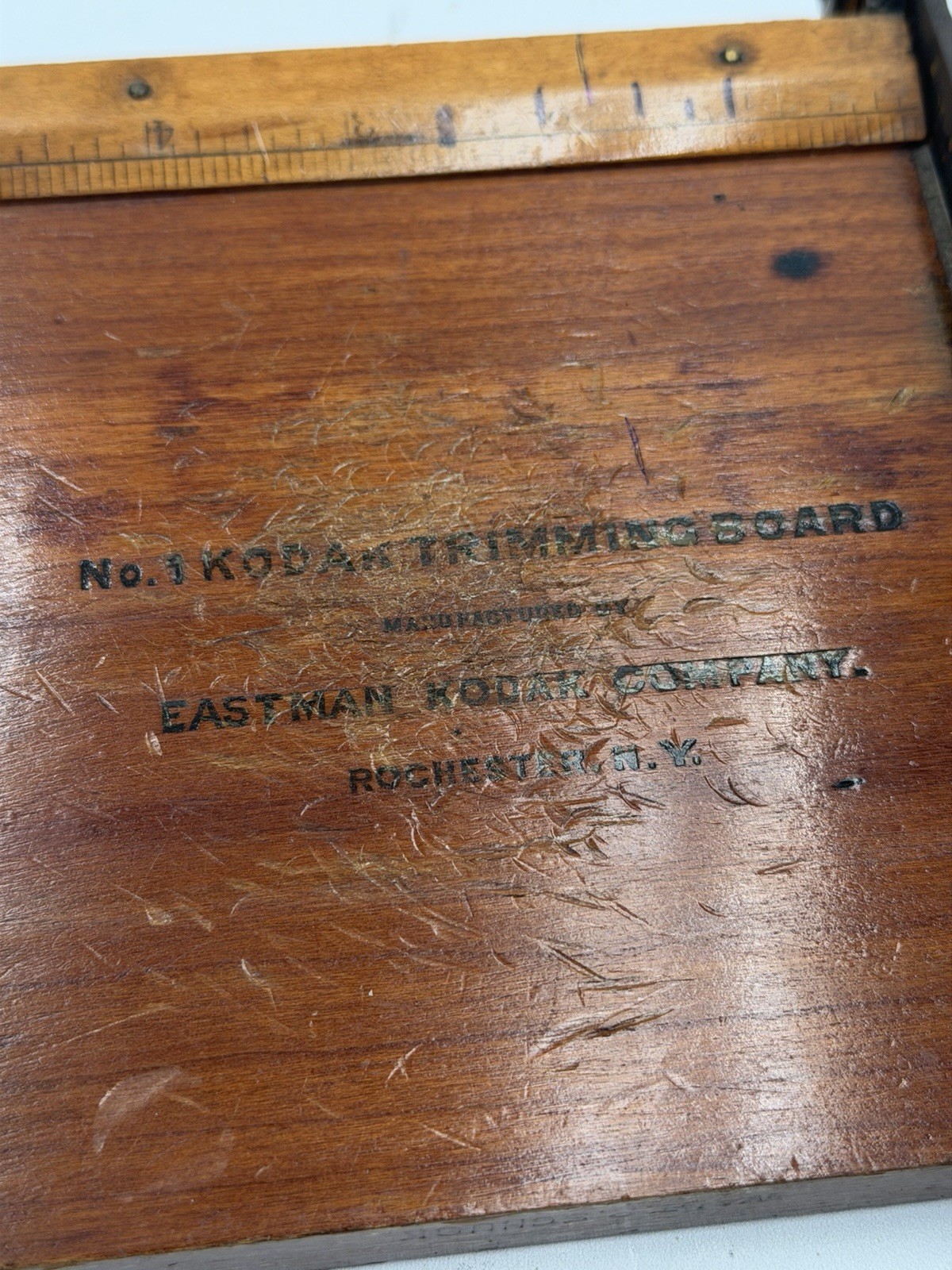 Vintage No. 1 Kodak Trimming Board EASTMAN KODAK COMPANY 5″ X 6″ X 3/4″