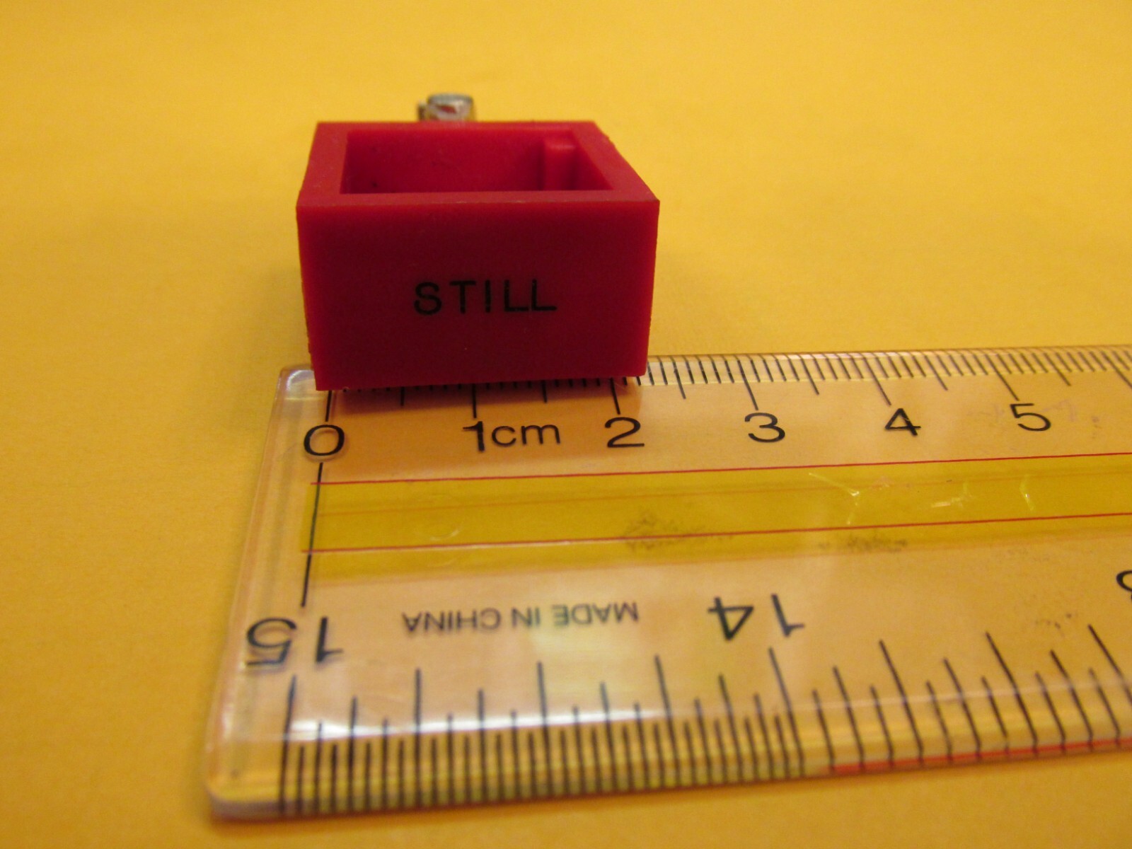 Sankyo Red Plastic Knob From Dualux 1000 Made in Japan Fast Shipping