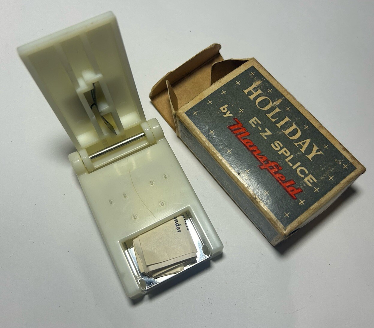Vintage Holiday E-Z Splice By Mansfield USA in Box w Instructions Film Cutter