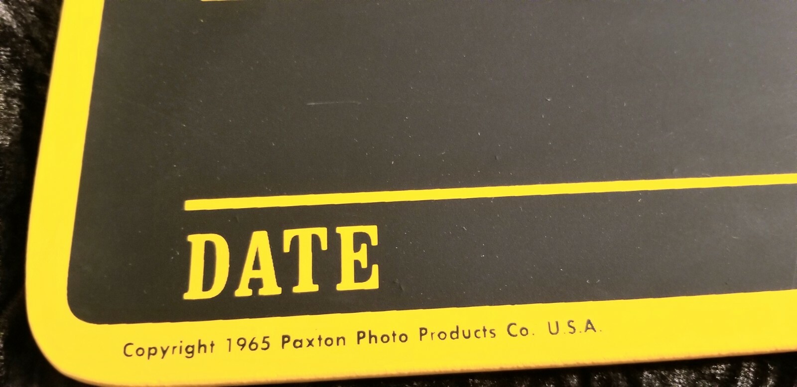 VTG TAKE 1 MOVIE TITLER CHALKBOARD FILM PAXTON ROCKET CHALK DECOR DISPLAY BOX