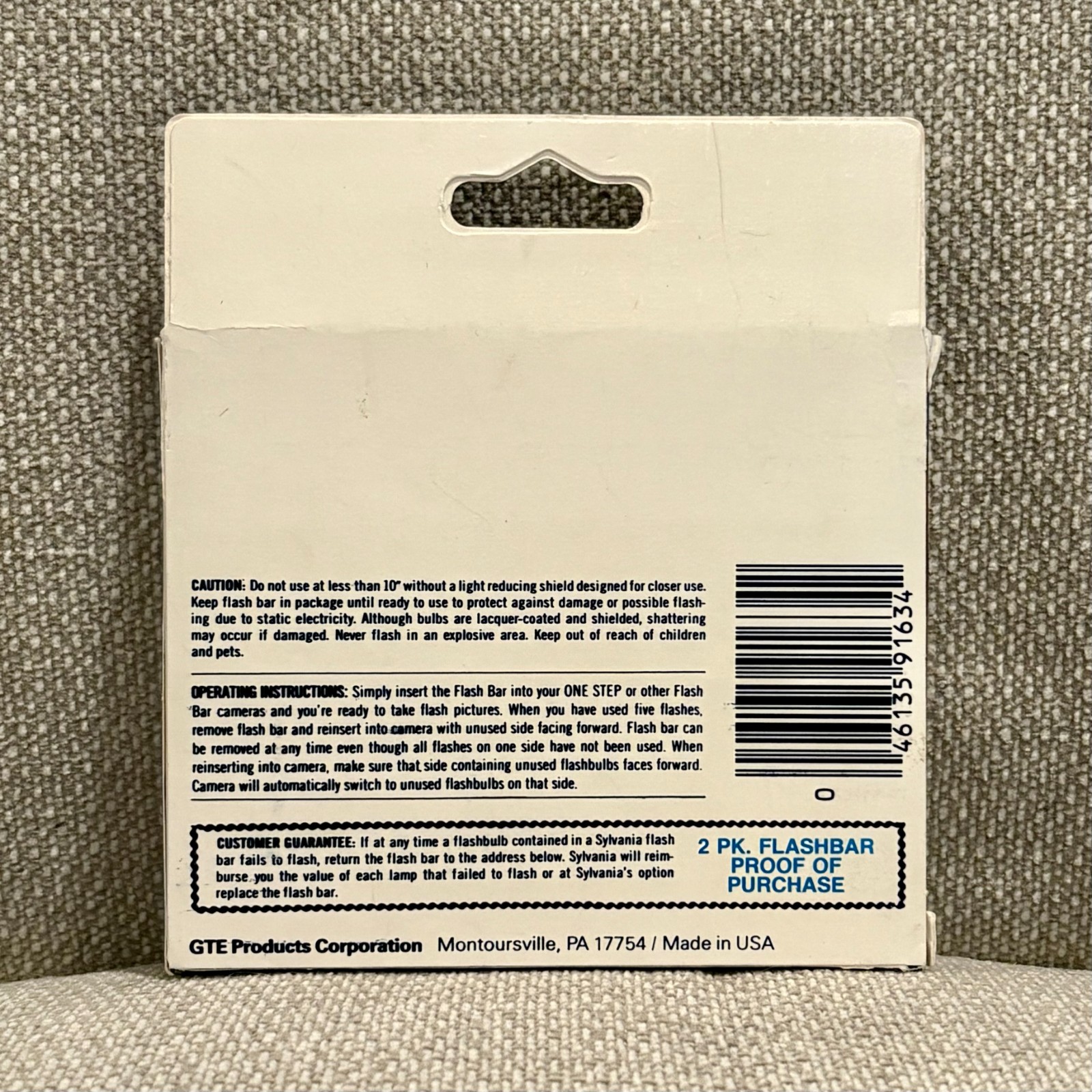 Sylvania Blue Dot Flash Bar – Two Pack – 20 Flashes – For Flash Bar Cameras