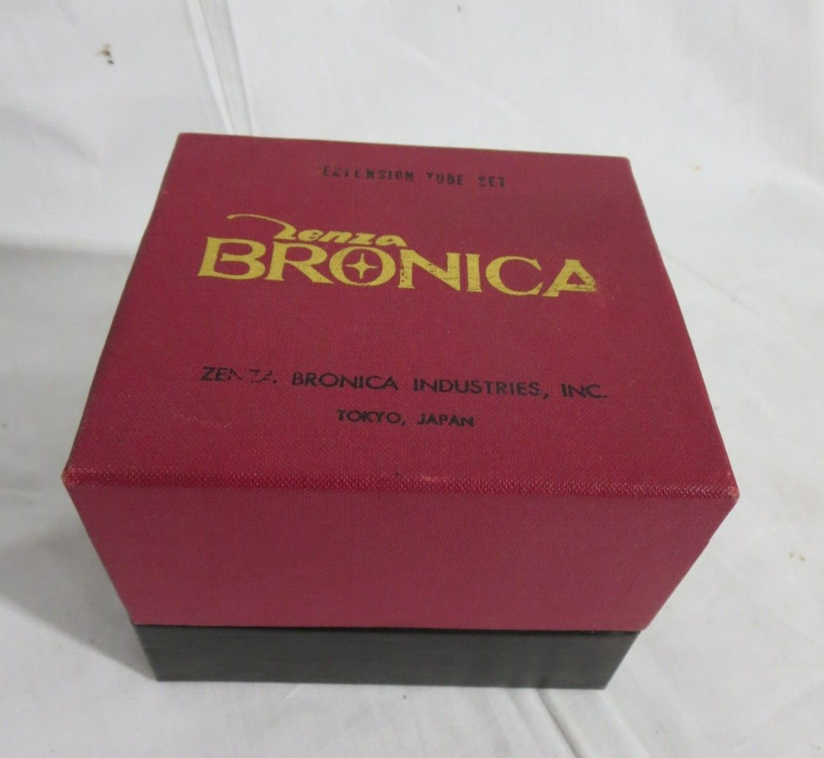 Vintage Zenza Bronica Extension Tube Set BOX ONLY