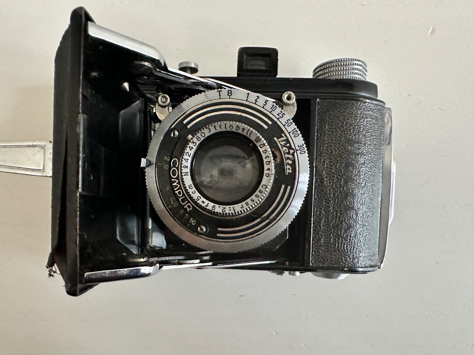 Rare WWII Welta Weltix Compur Munchen Cassar Camera & Leather Case