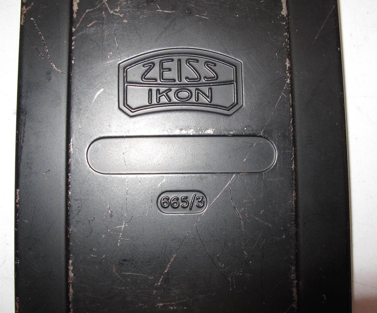 *VINTAGE* ZEISS IKON 665/3 6x9cm METAL FILM HOLDER W/SHEATH-GOOD CONDITION