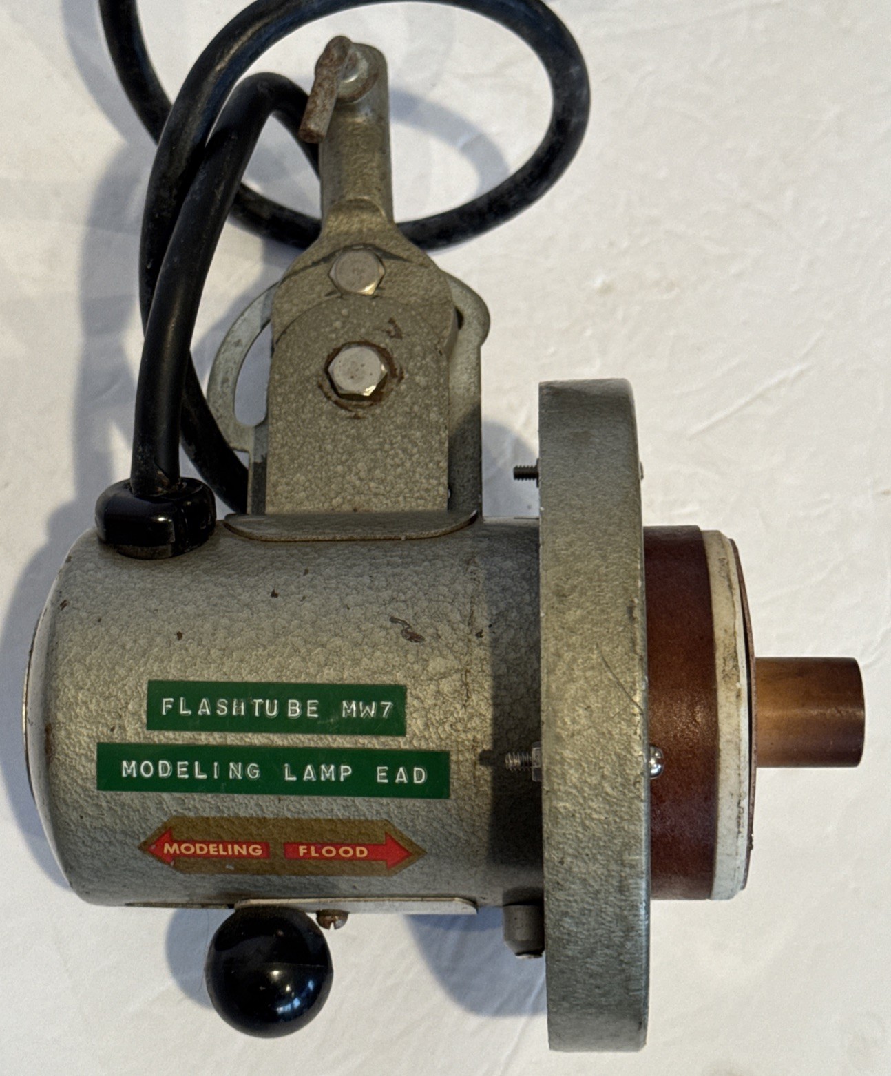 Photogenic Speed Lite Lamp Model #8083AL with Clamp & Wiring Vintage USA