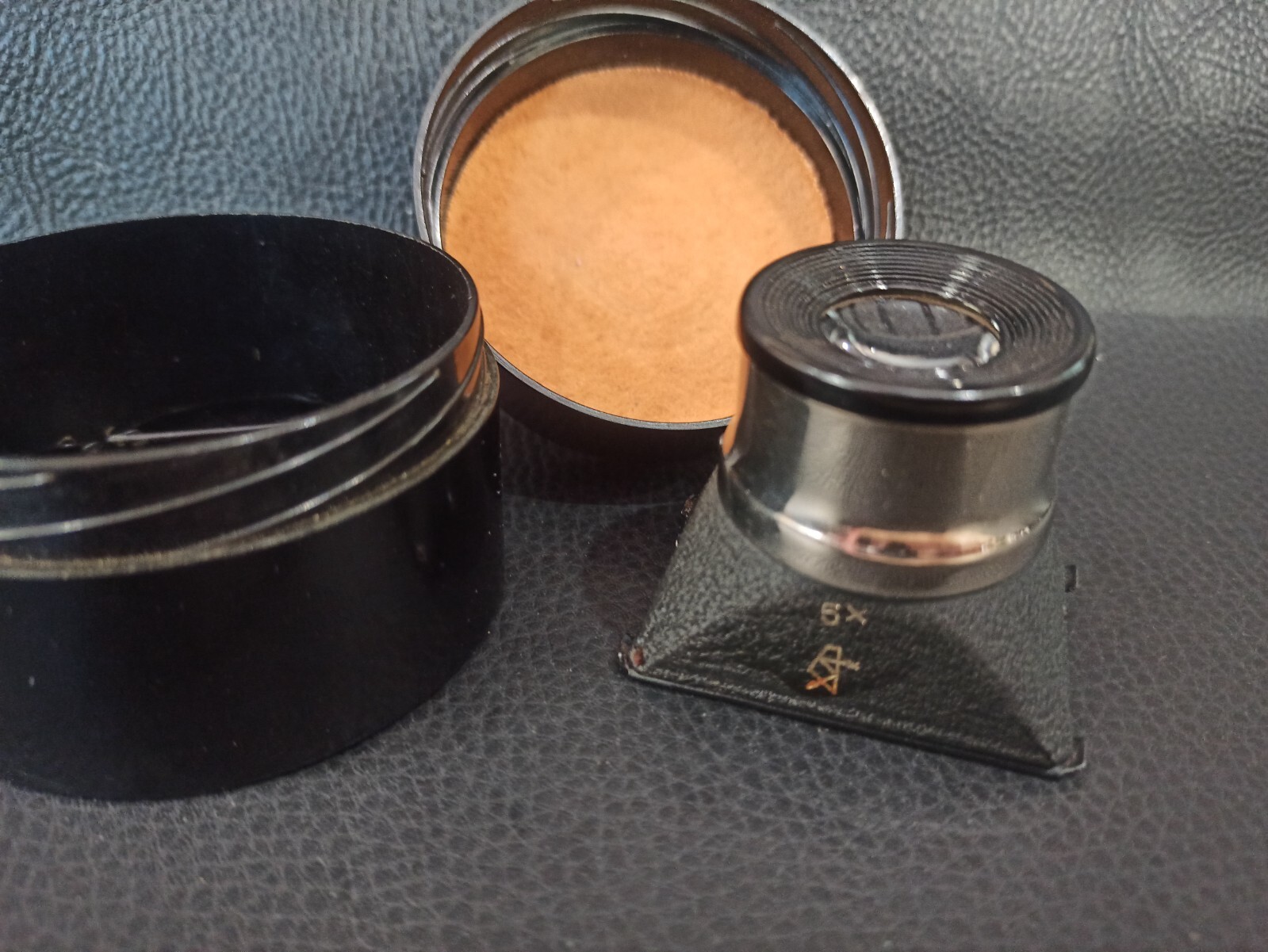 Vintage L-5 iron Magnifying Loupe For Viewing Film Frames USSR