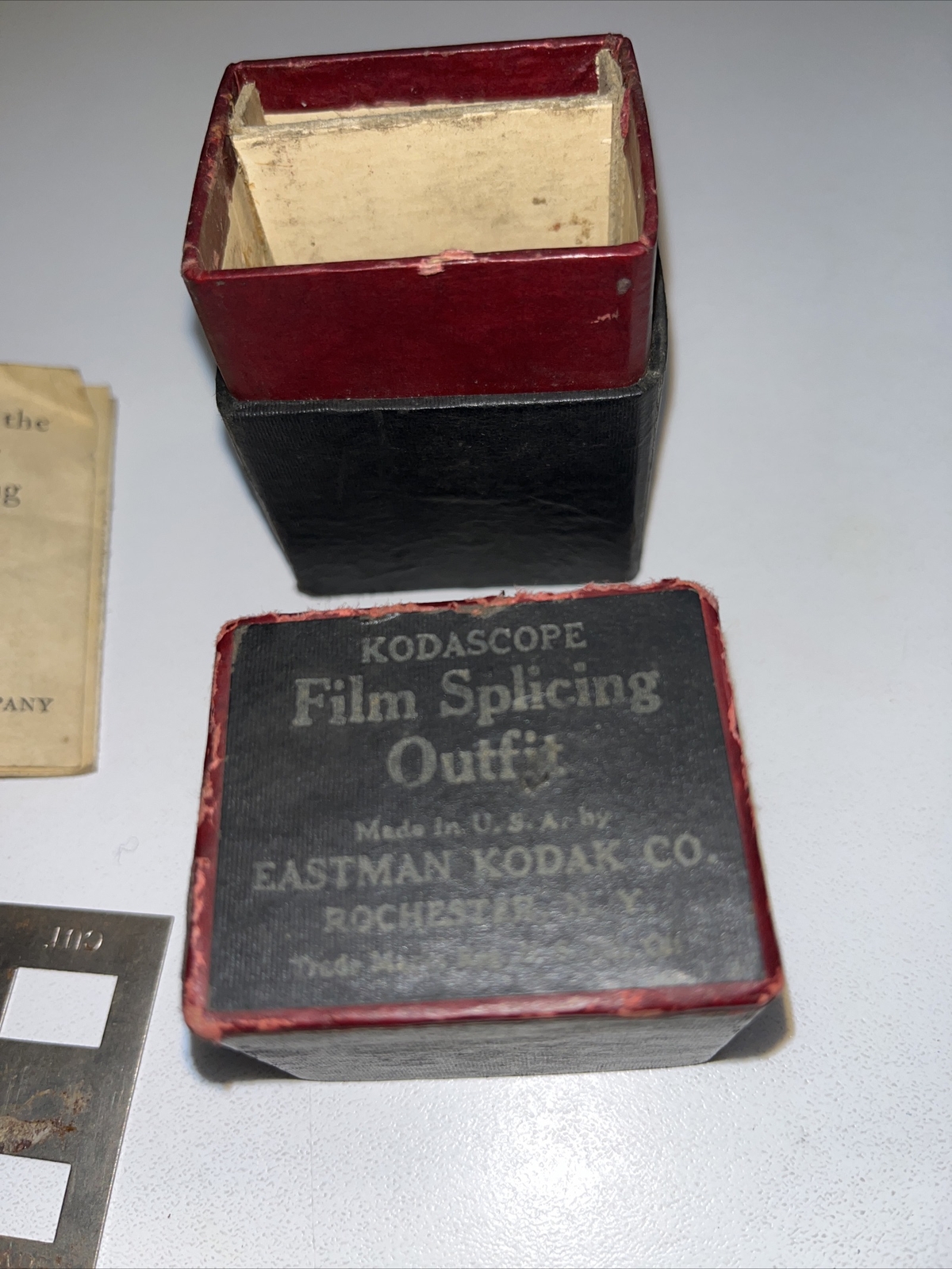 Vintage Eastman Kodak Company Kodascope Film Splicing Outfit USA Collectors.
