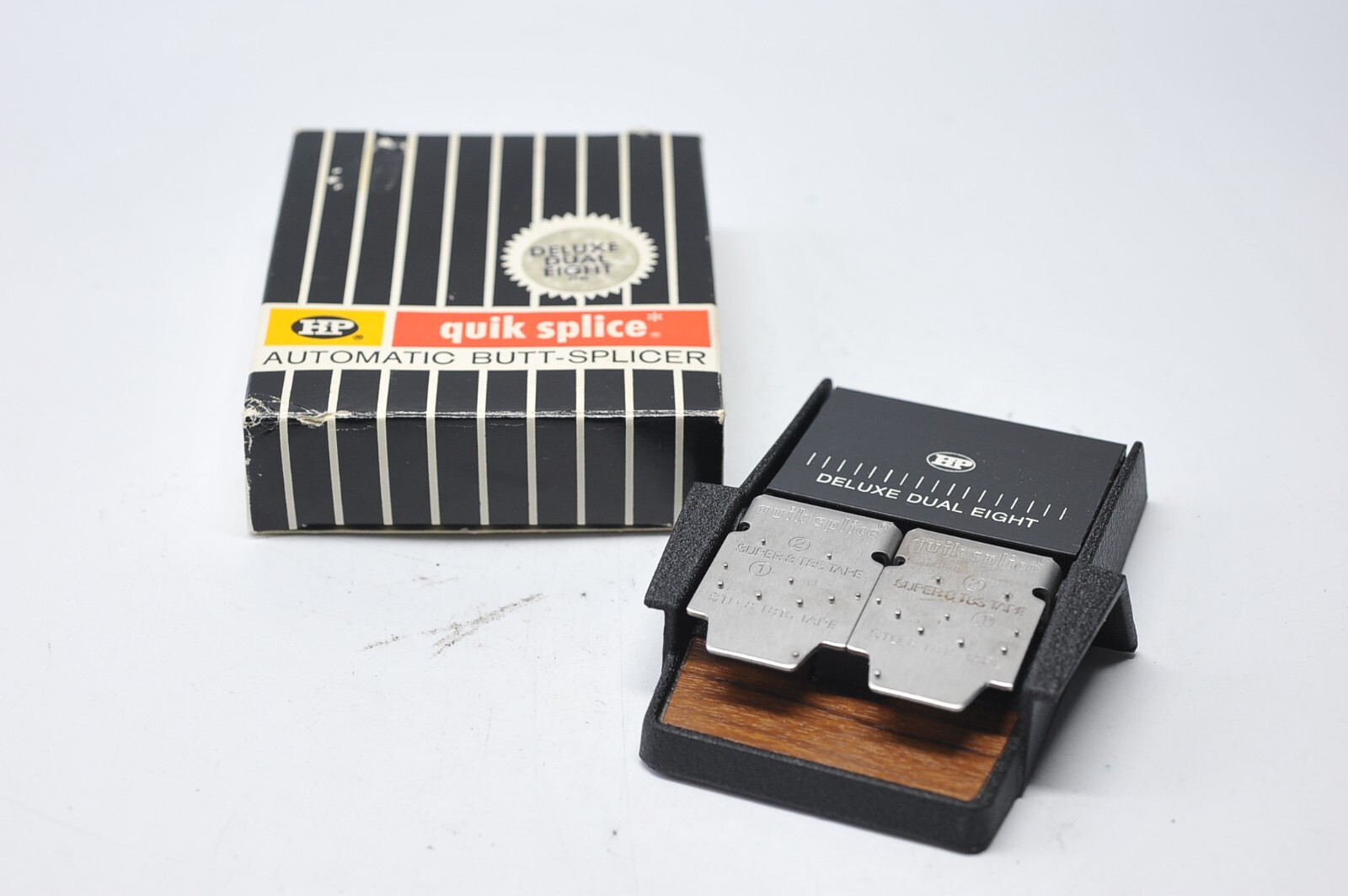 HP Quik Splice Deluxe Dual eight 8mm Automatic Butt-Splicer with Instructions