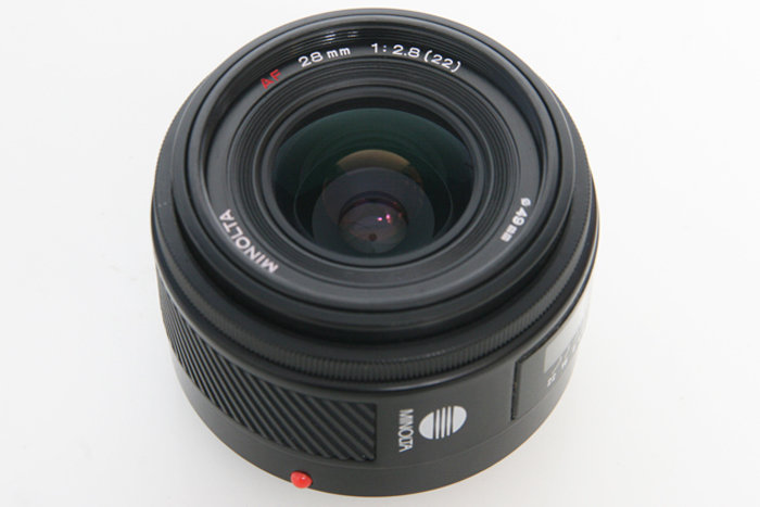 Minolta AF 28mm f2.8 lens for maxxum A mount