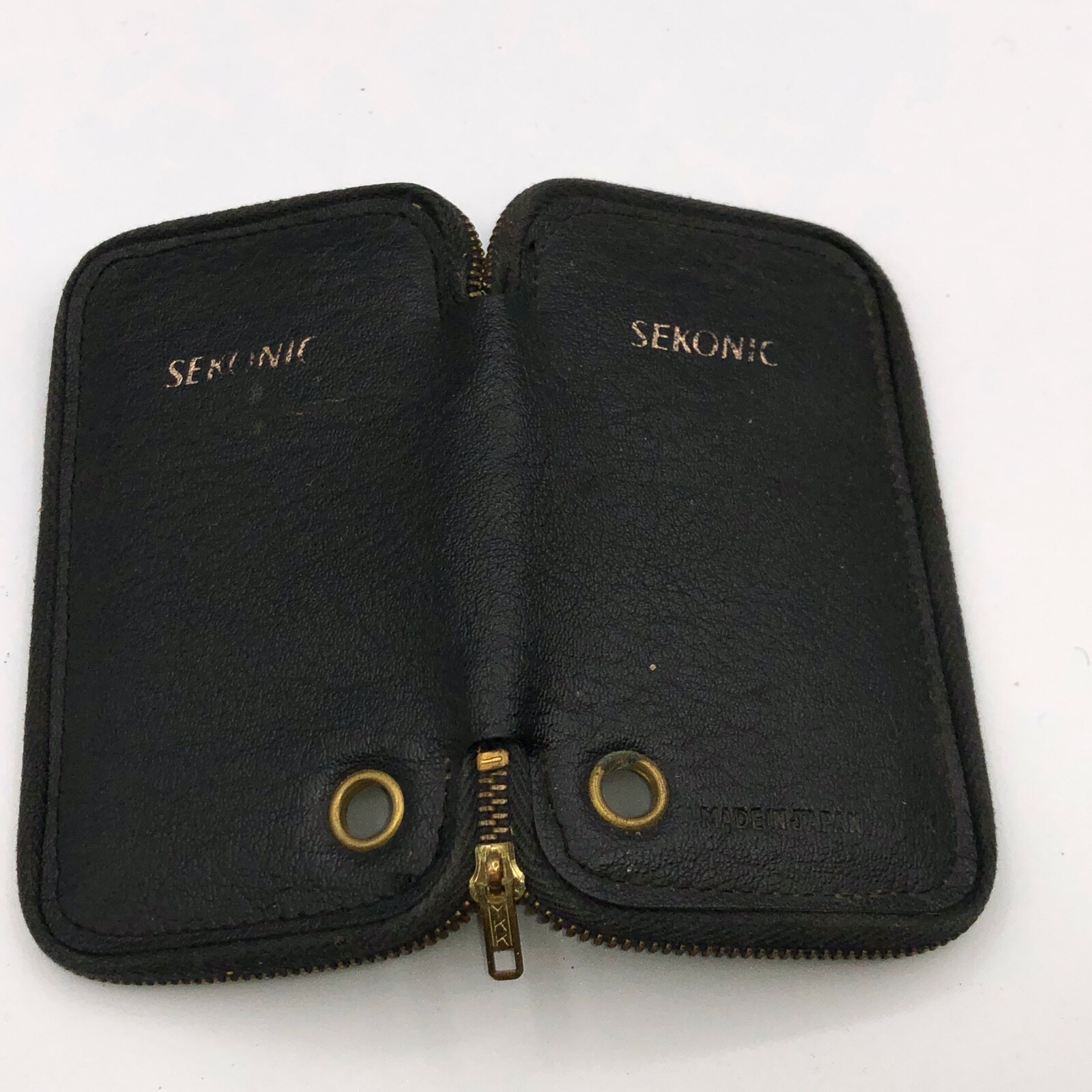 Vintage SEKONIC Black Zipper Carry Case Made in Japan