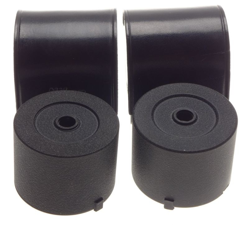 NIPPON KOGAKU F250 film spool large cartridge cassette pair set with case used