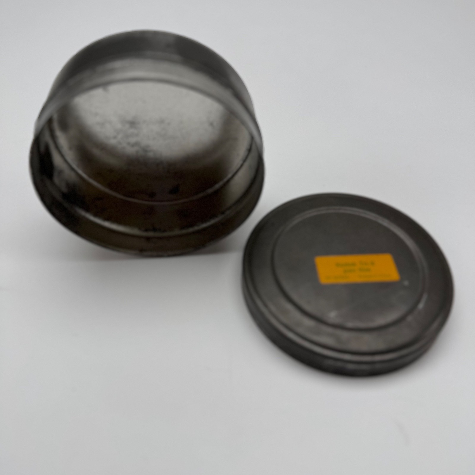 Kodak Tri-X Pan Film Metal Canister Tin Empty 4” GT 5252 Made in USA Vintage