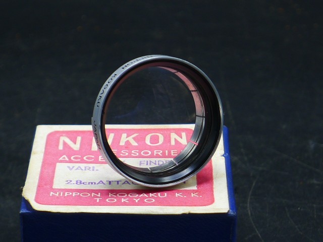 [MINT/BOX] Nikon RF rangefinder 2,8cm attachment for varifocal finder. RARE!