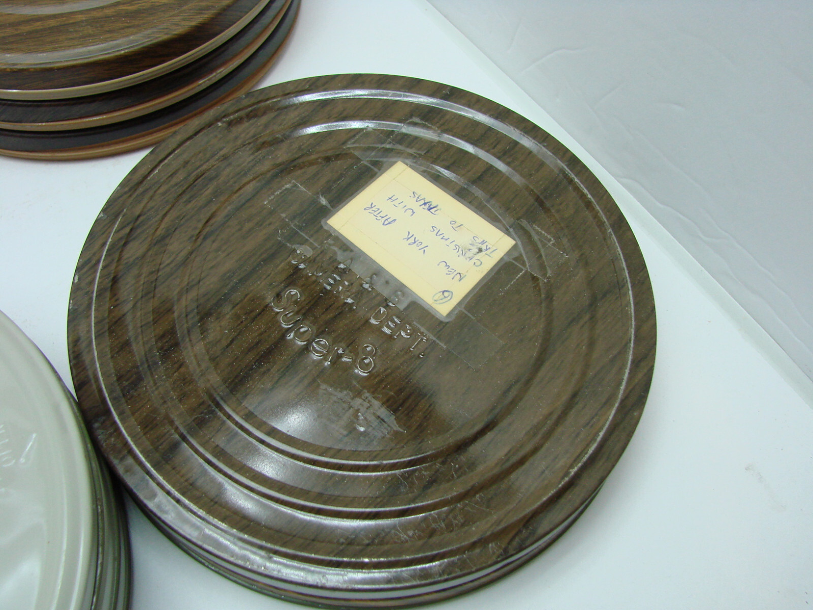 Vtg Dual 8mm 7” Metal Movie Film Reel Cans Only No Reels Fox Furrs Your Choice