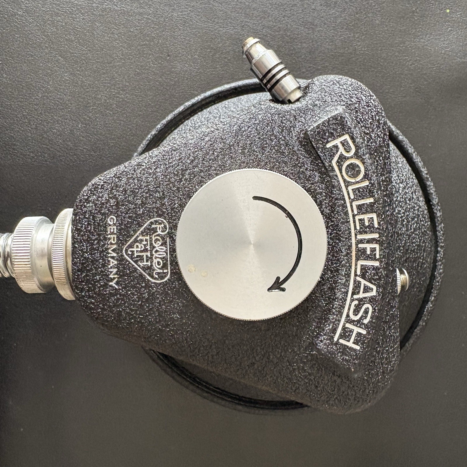 Rolleiflash Flash Unit for Rolleiflex Rolleicord TLR Camera Case And 1 Blue Bulb