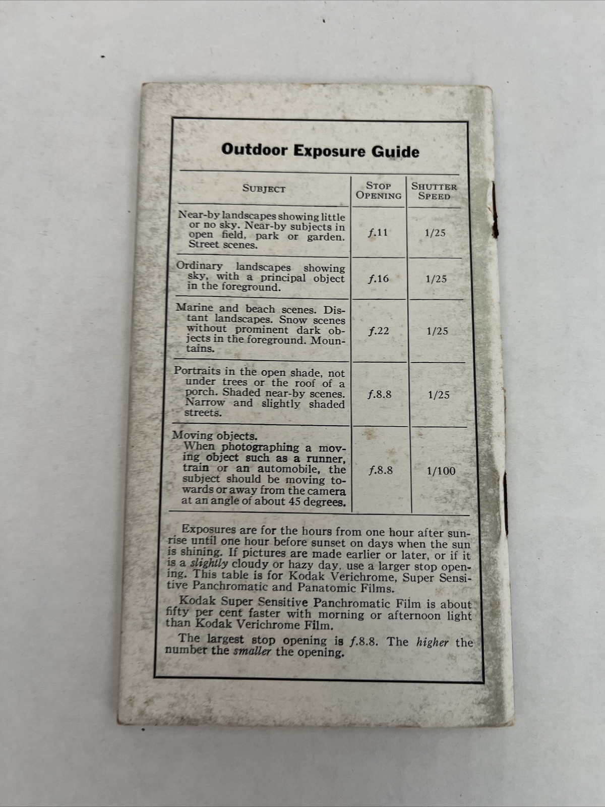 How to Use Kodaks Junior Six-20 & Six-16 Brochure Manual Series III