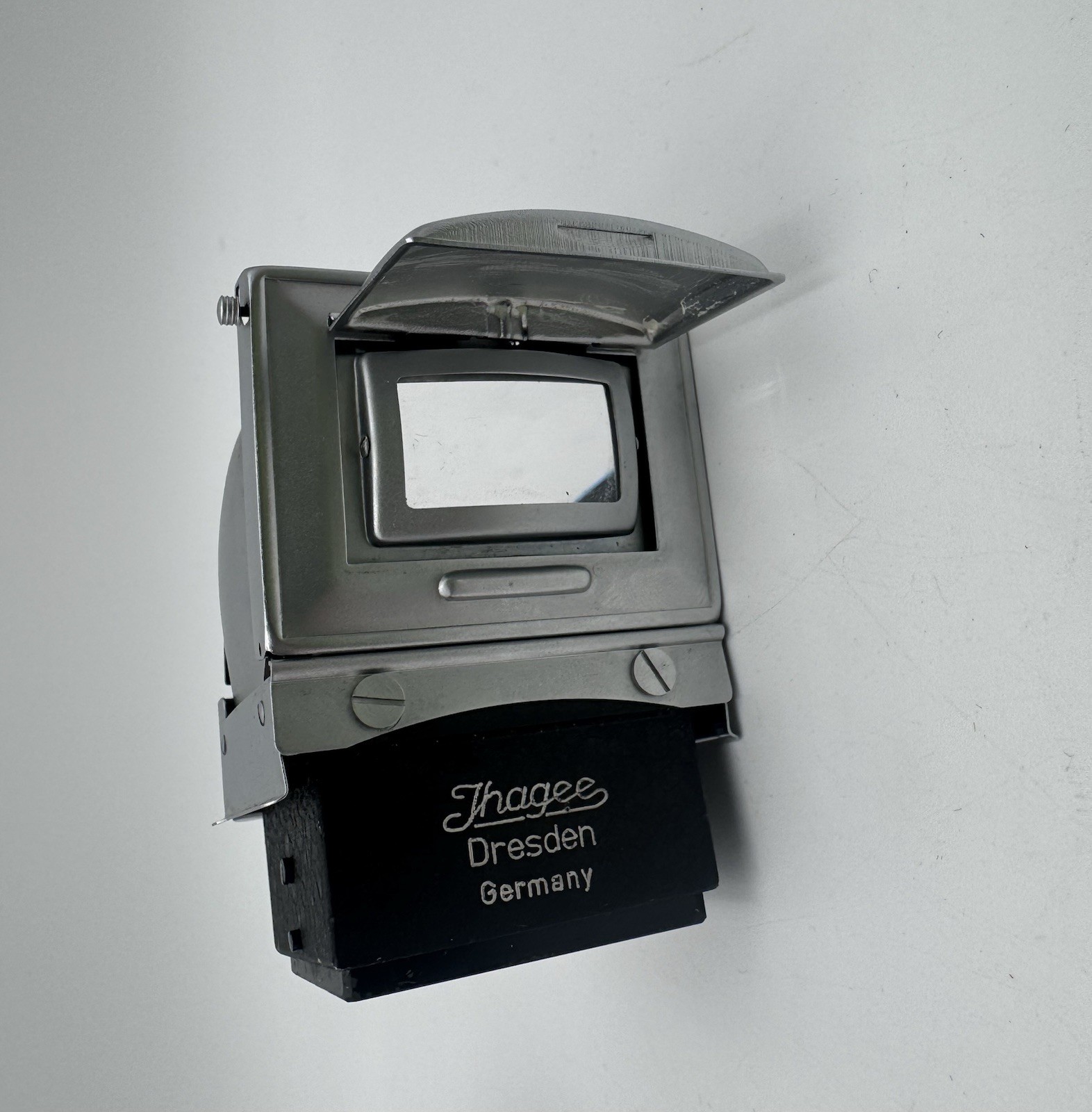 VINTAGE IHAGEE DRESDEN WAIST LEVEL CAMERA VIEWFINDER MADE IN GERMANY.