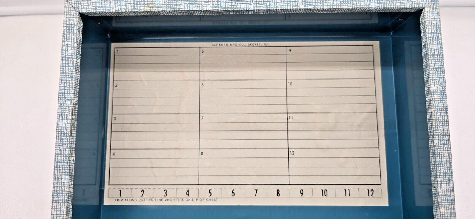 SCHERER Reel To Reel Metal Carrying Case (Holds 12 Canisters) w/ 1 Scherer Reel