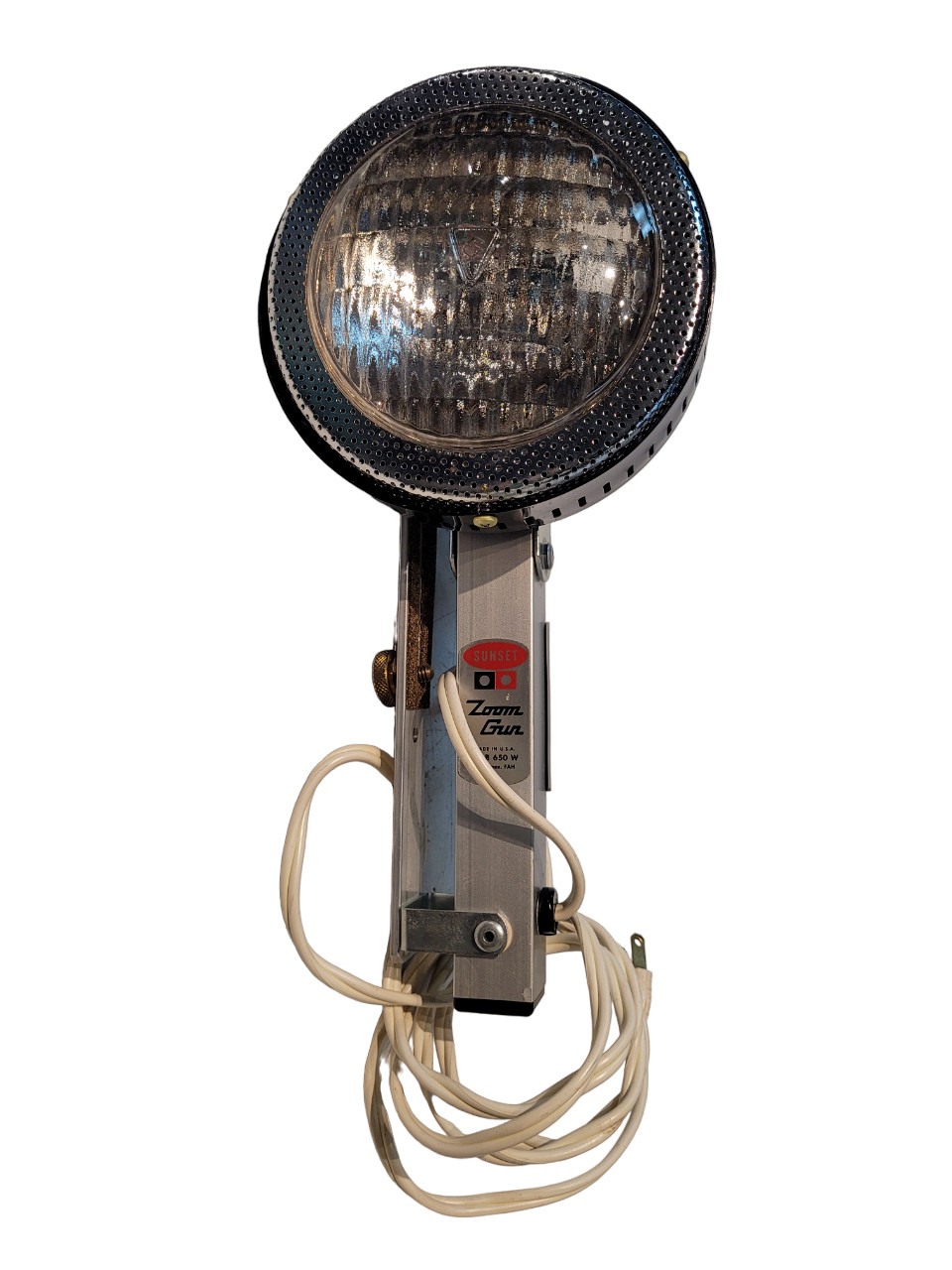 WORKING VINTAGE SUNSET ZOOM GUN UL-E20481 CAMERA LIGHT WITH ORIGINAL BOX