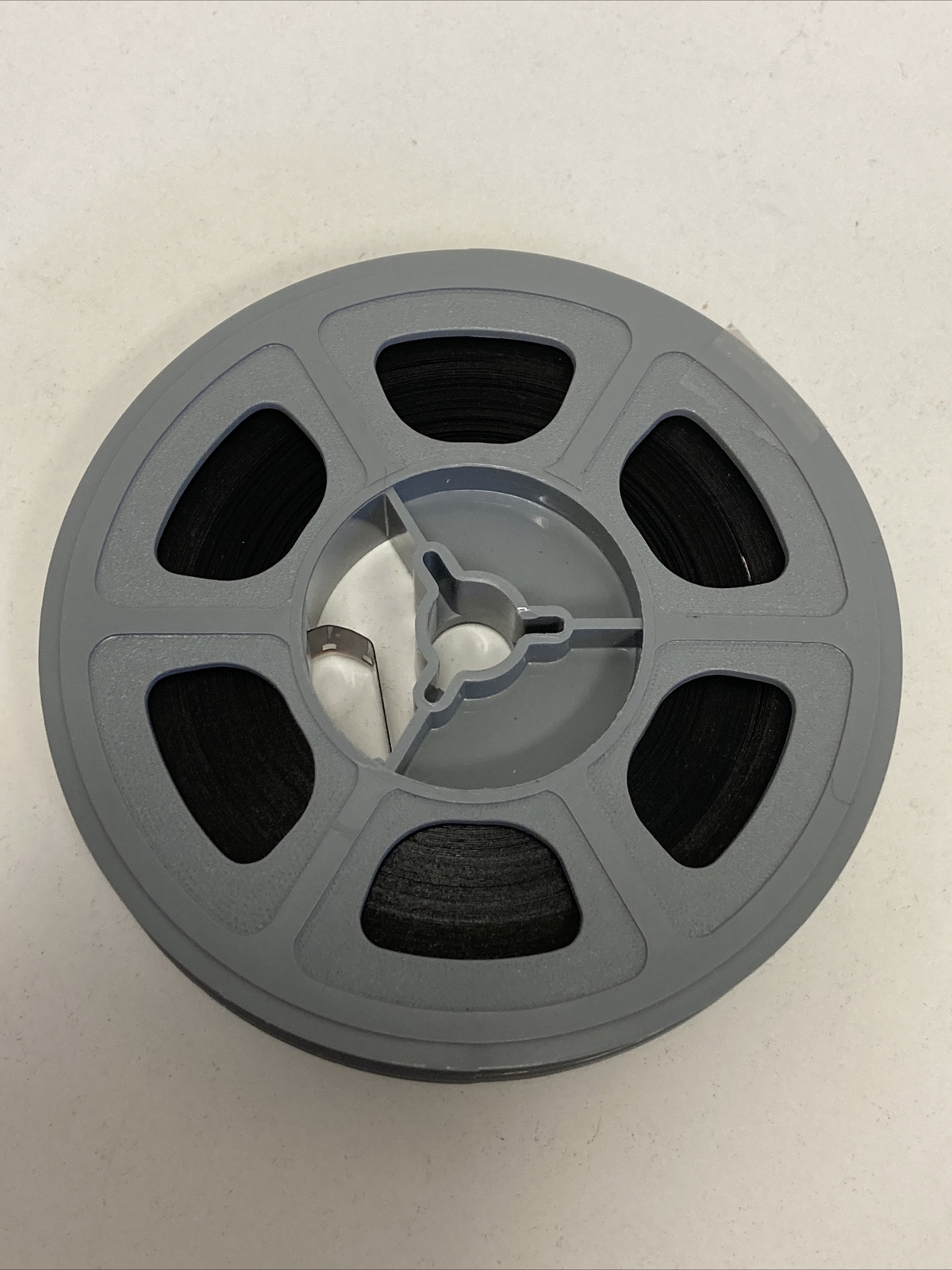 Vintage Super 8 Gray Plastic 3″ 50ft Film Reel Kodak Made in USA Lot Of 3