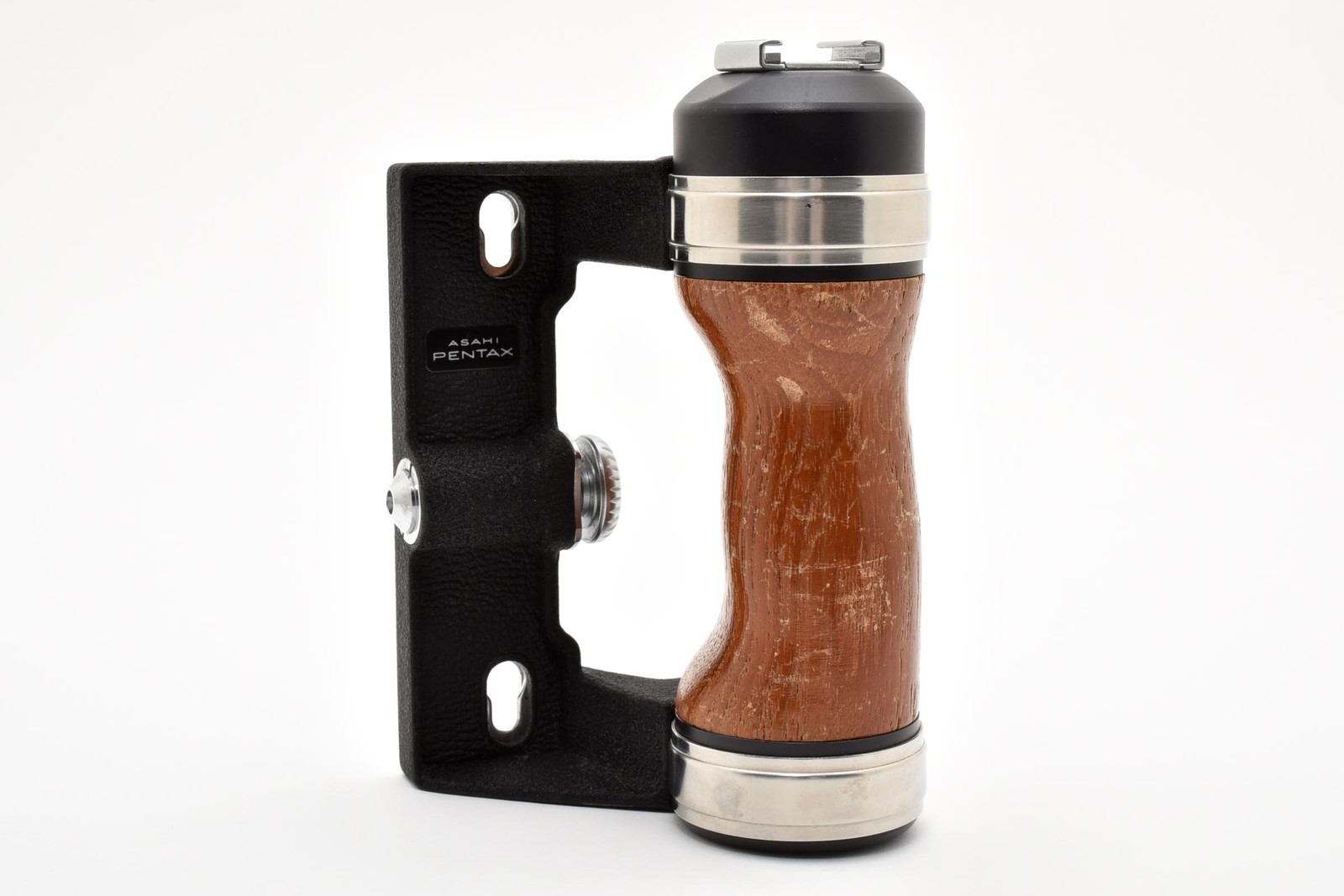 [Exc+5] Asahi Pentax Wood Hand Grip For 6×7 67 II From JAPAN
