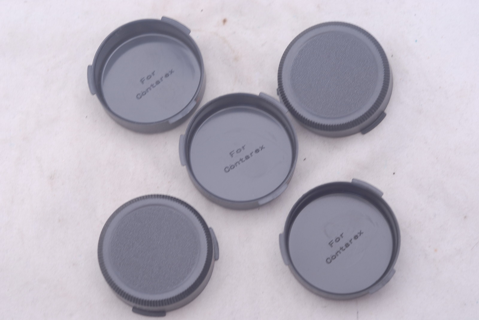 5 x Rear Lens Caps for Carl Zeiss Contarex Camera Lenses