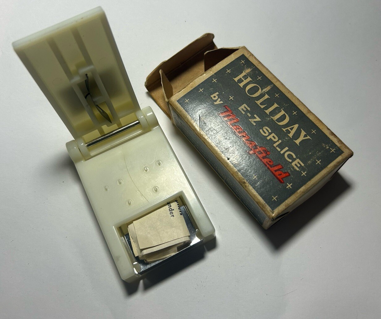 Vintage Holiday E-Z Splice By Mansfield USA in Box w Instructions Film Cutter