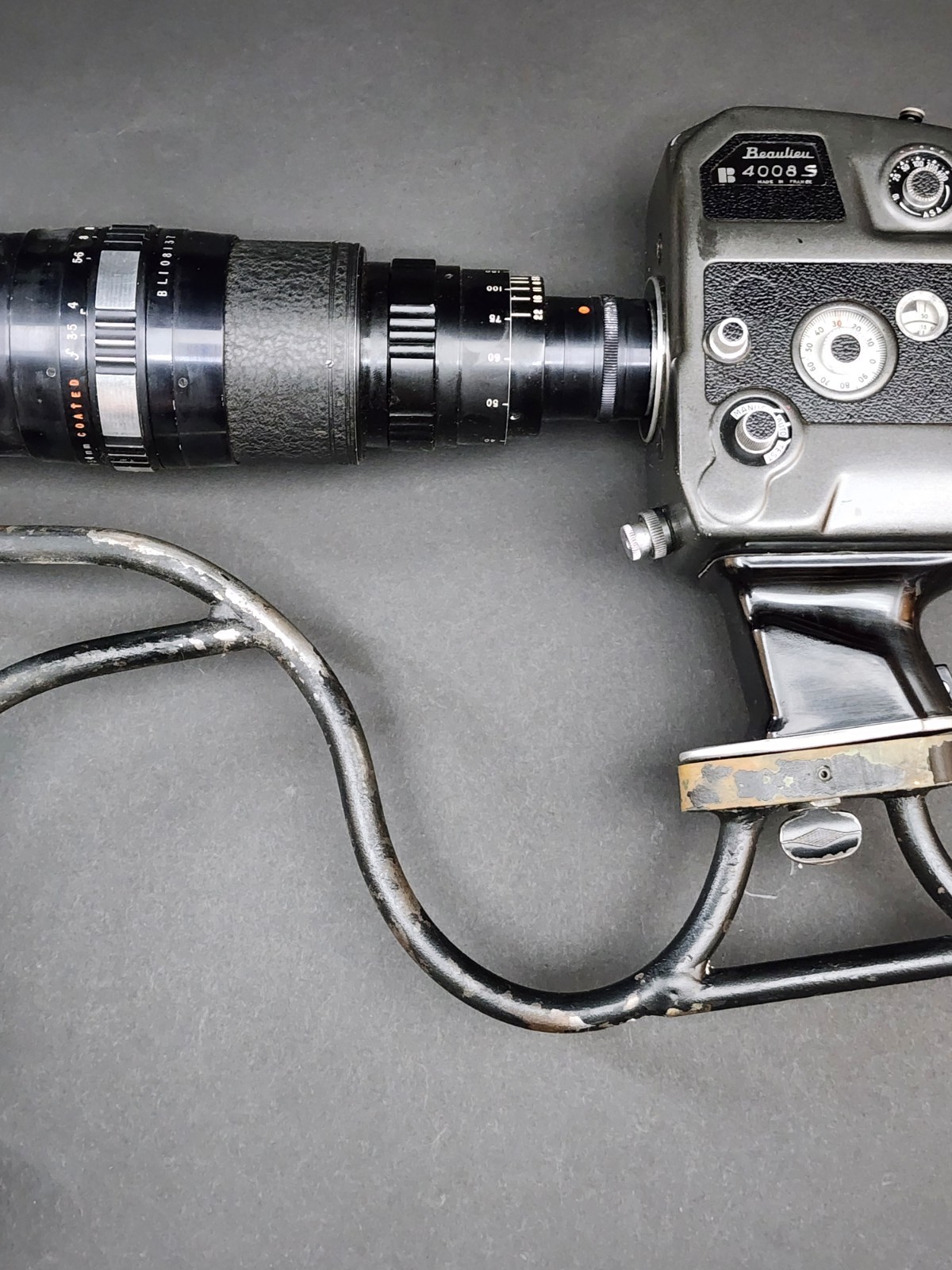 Beaulieu 4008 S Super 8 film Camera Vintage Holder (No Camera)