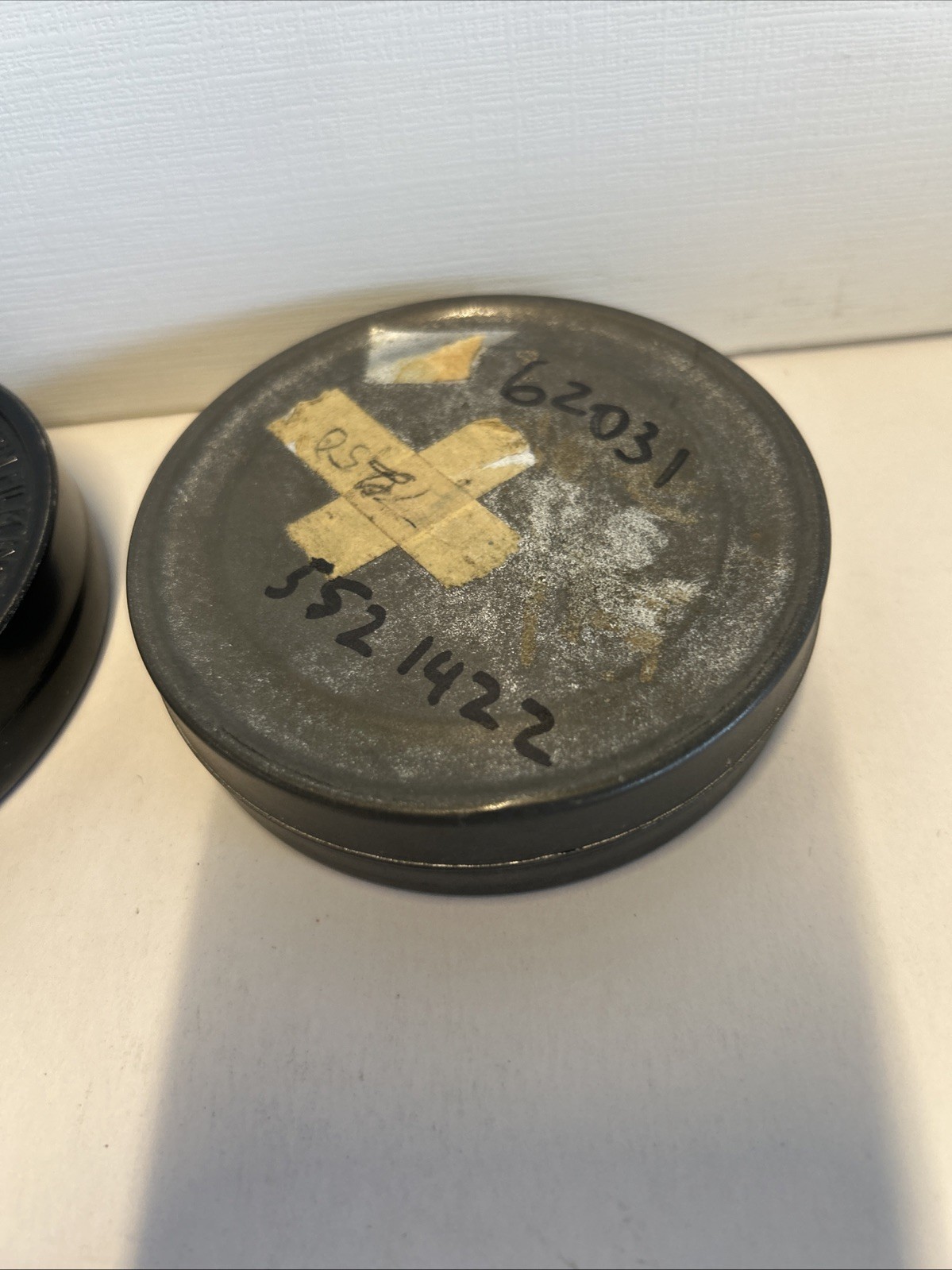 Vintage Lot Of 3 Empty Film Tins No Reels Small 3.5”