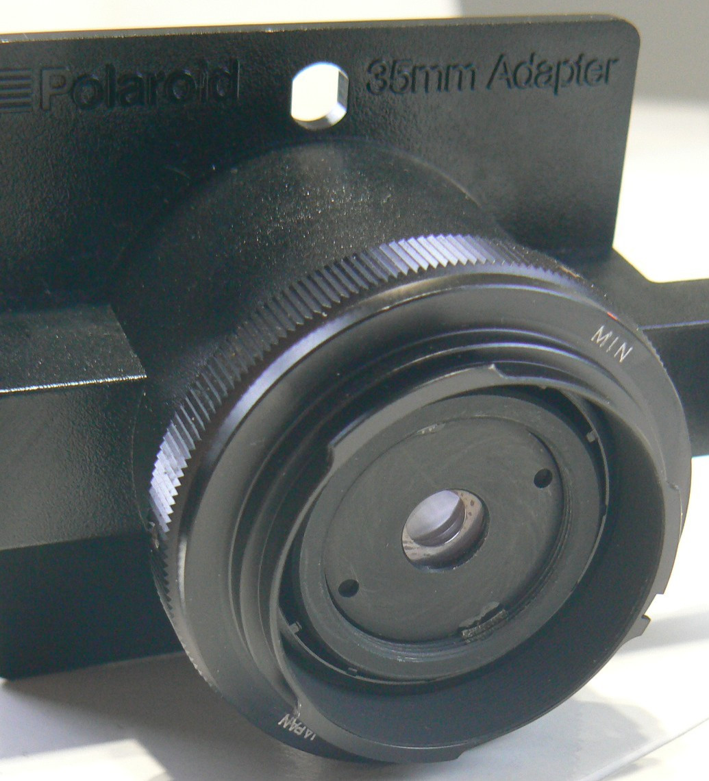 Polaroid 35mm Adapter with lens L4196B – Made in Japan – HTF