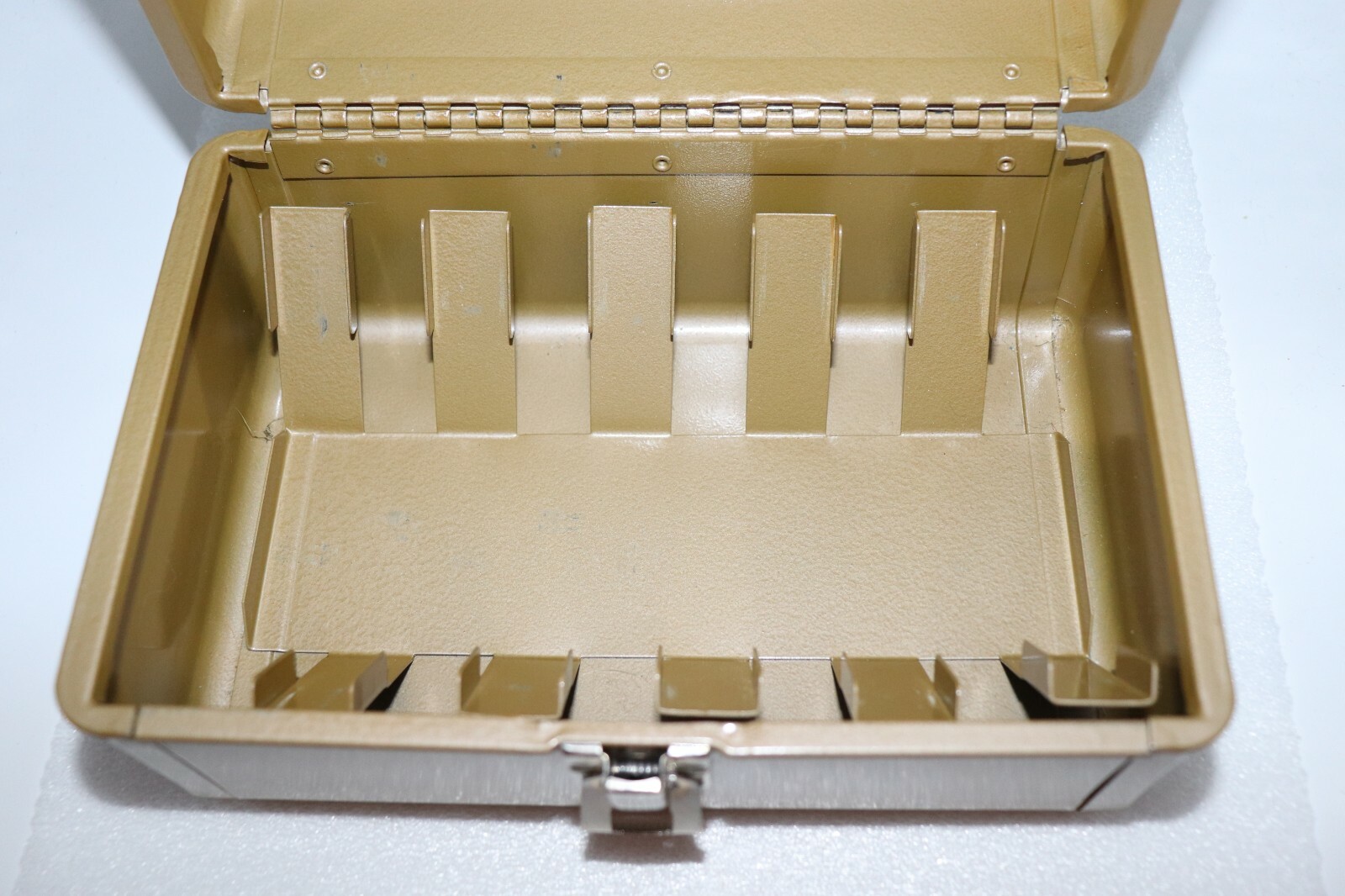 Vintage KENCO Film Tape Reel 10 Slot Metal Box